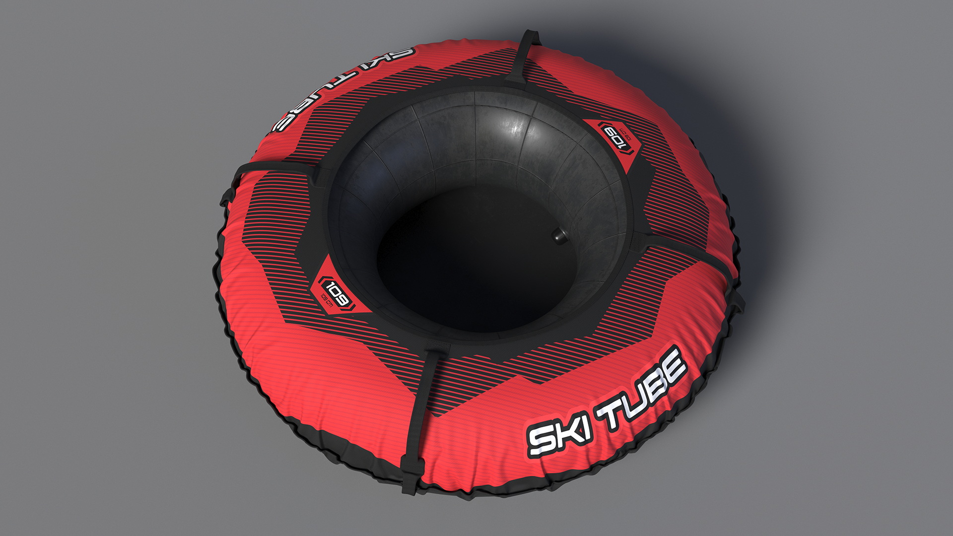 Inflatable Snow Tube Red 3D model