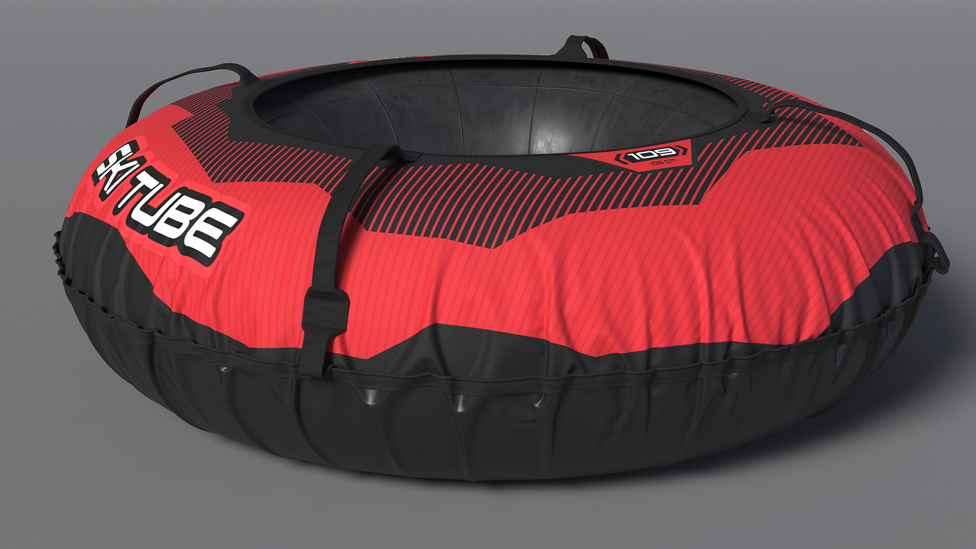 Inflatable Snow Tube Red 3D model