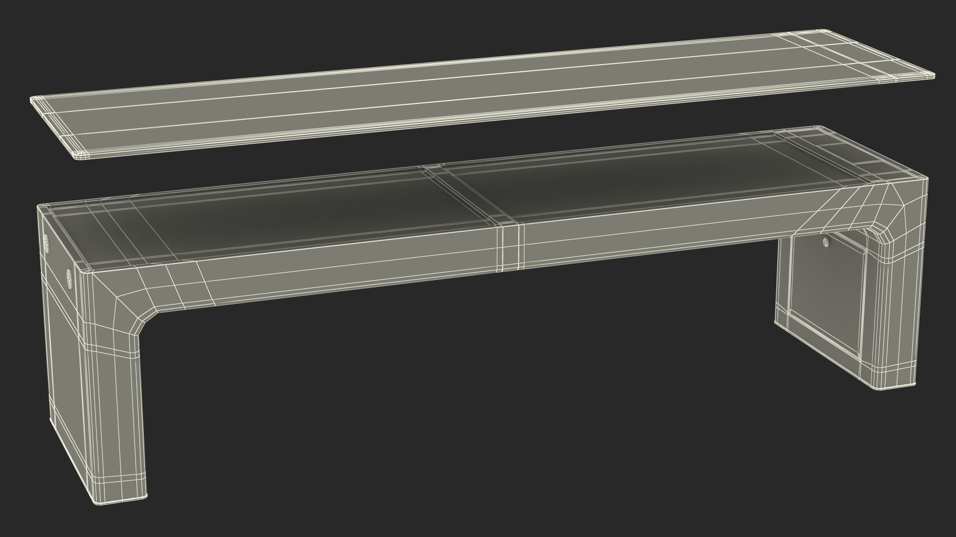 3D Steora Smart Bench model
