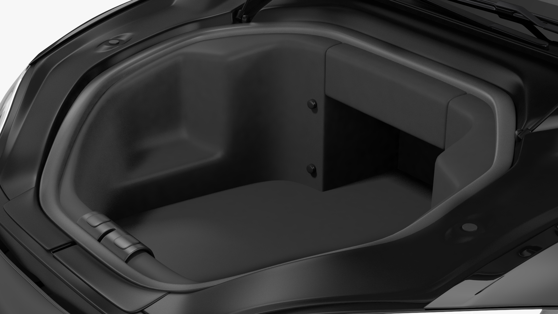 3D model Electric Liftback Sedan Rigged