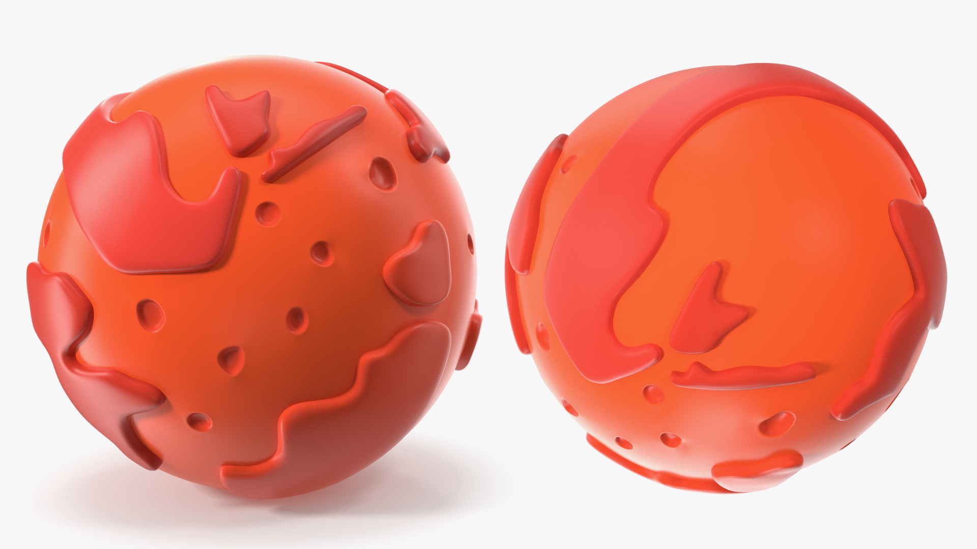Cartoon Planet Mars 3D model