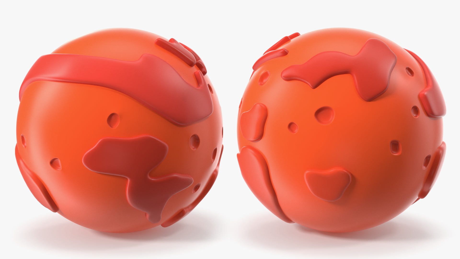 Cartoon Planet Mars 3D model