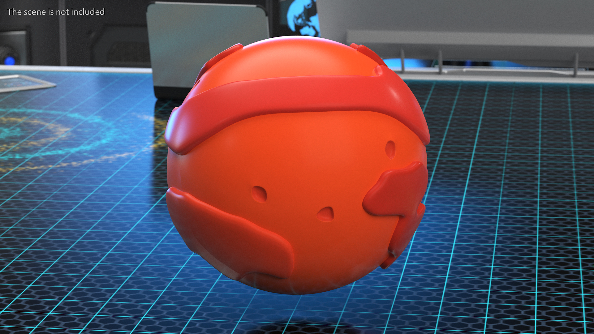 Cartoon Planet Mars 3D model