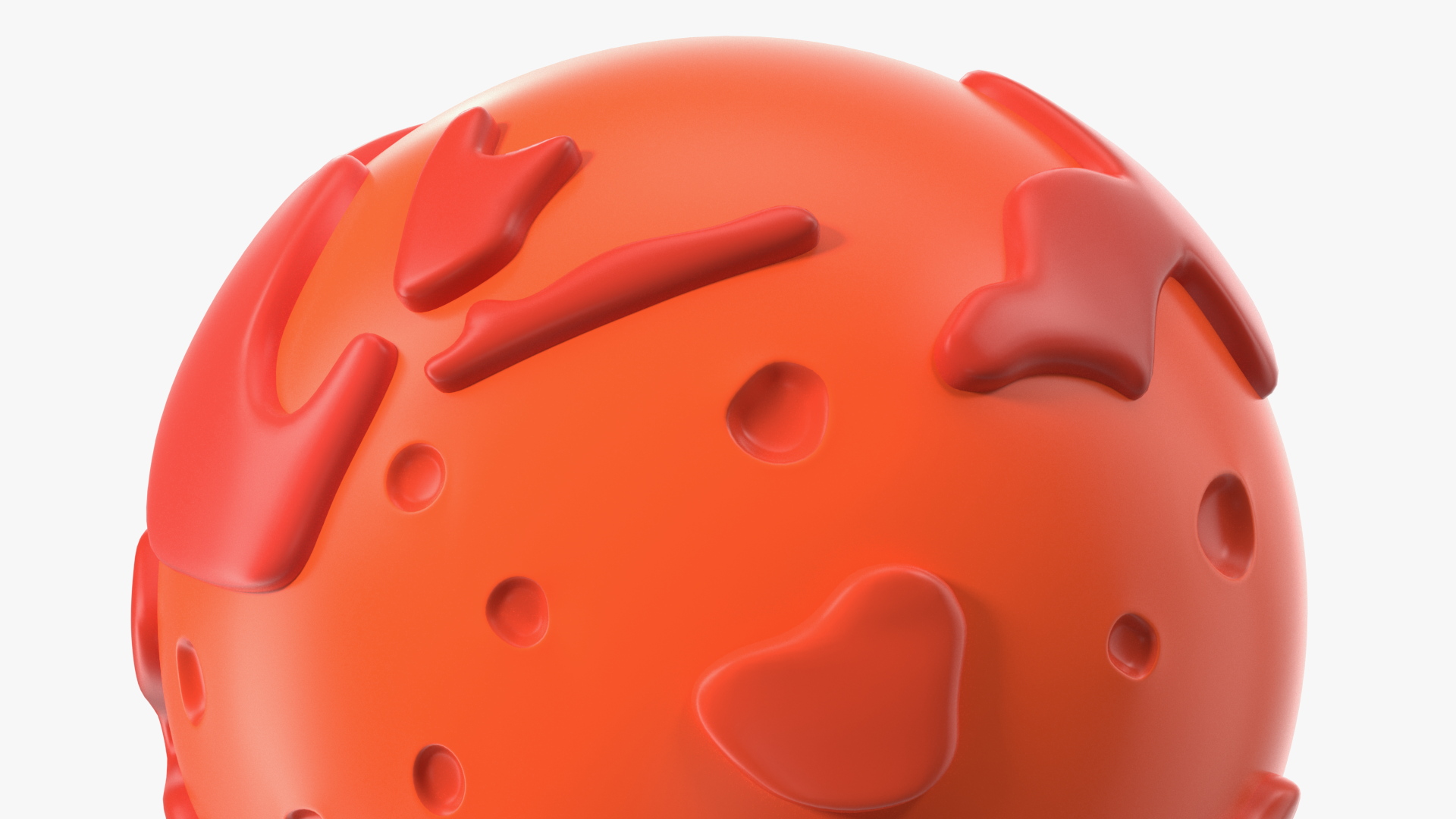 Cartoon Planet Mars 3D model