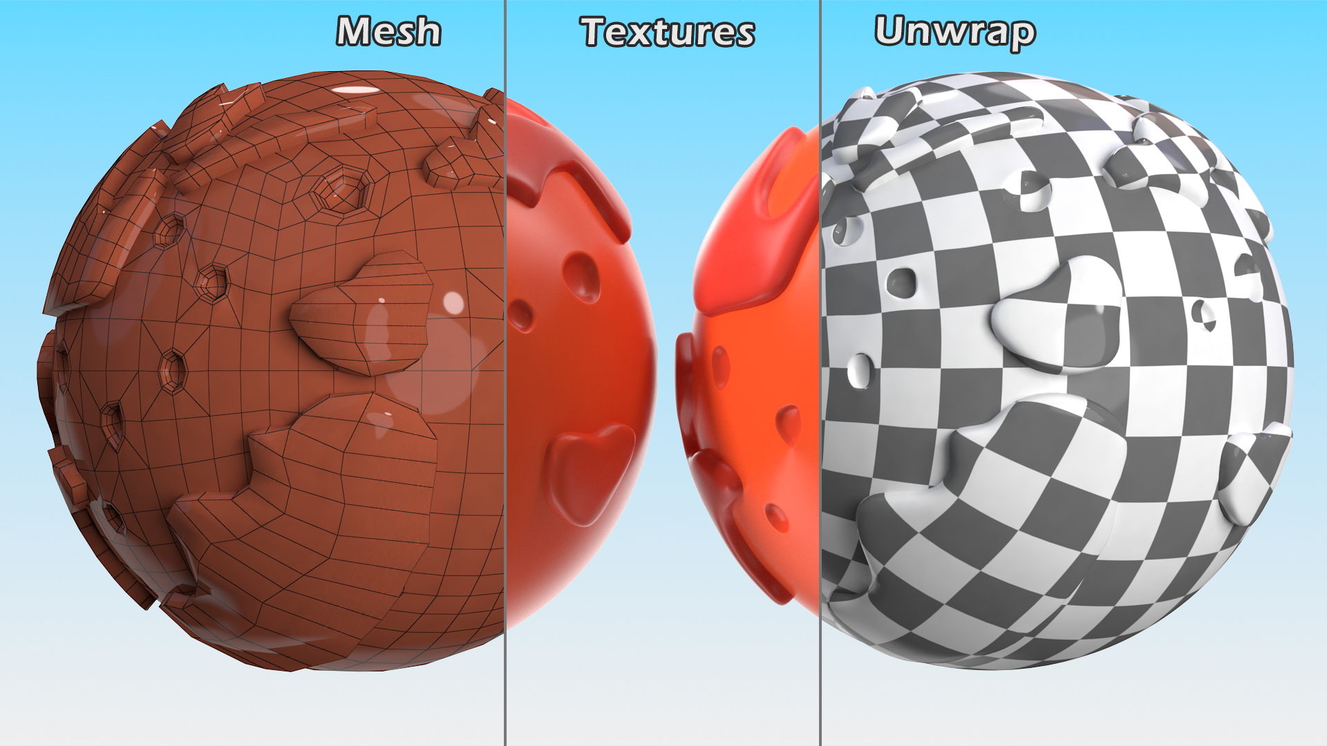 Cartoon Planet Mars 3D model