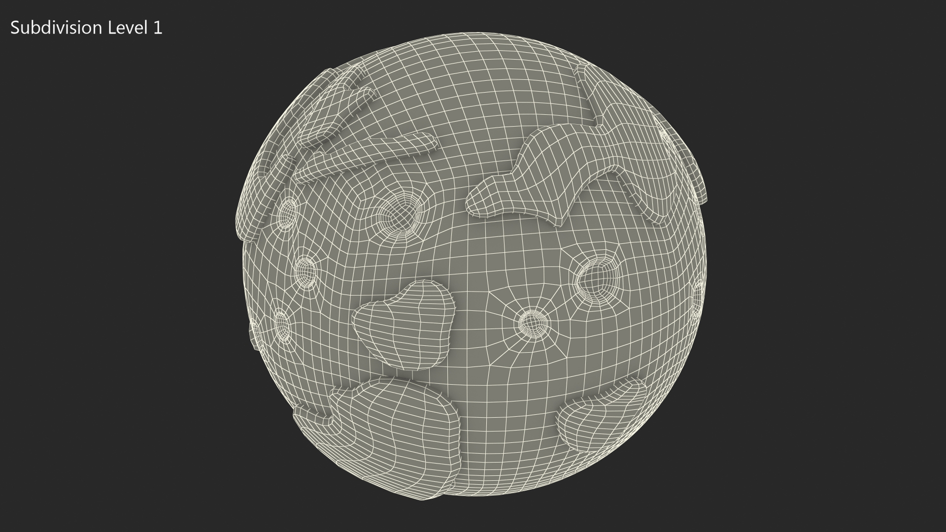 Cartoon Planet Mars 3D model
