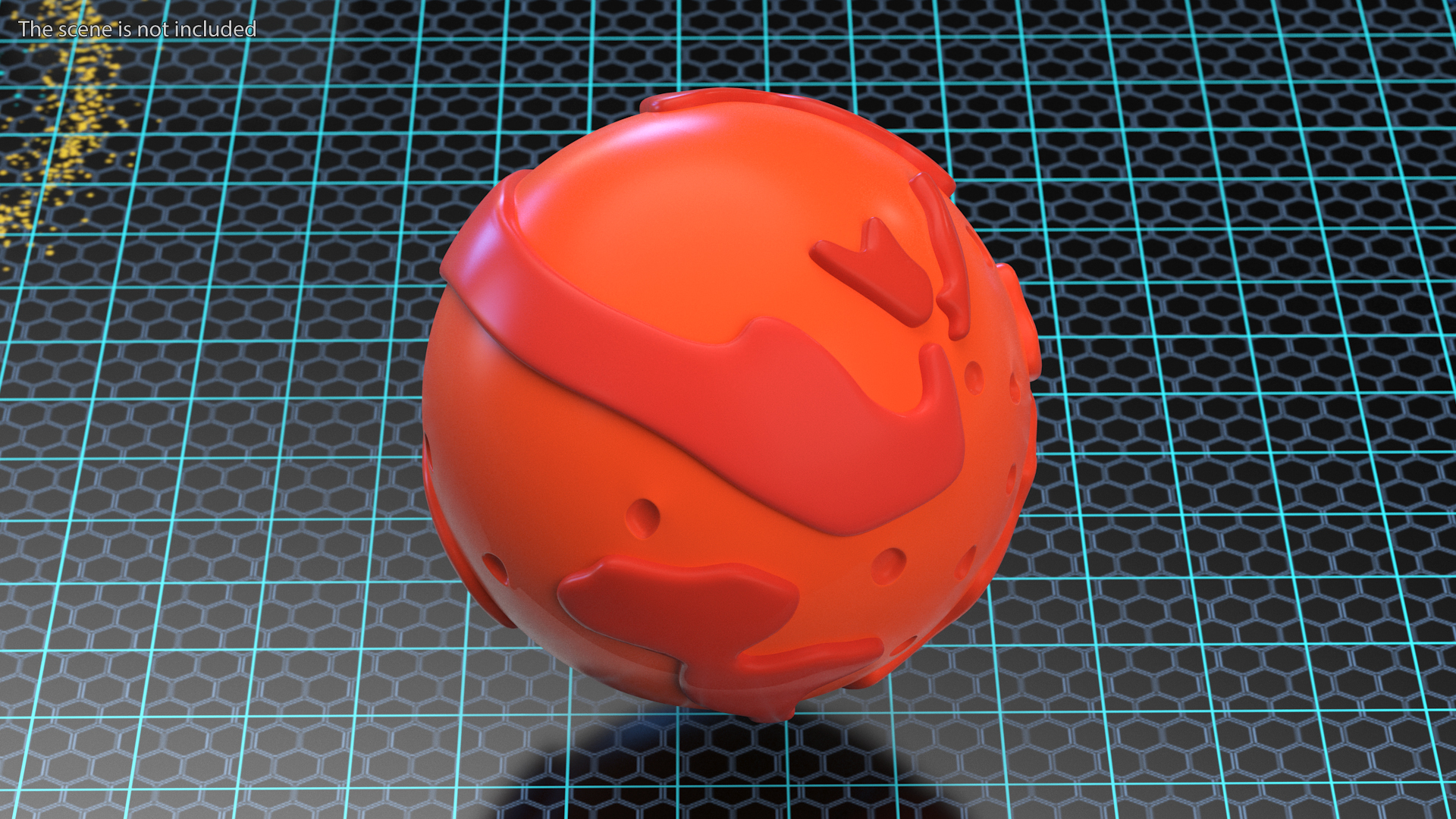 Cartoon Planet Mars 3D model