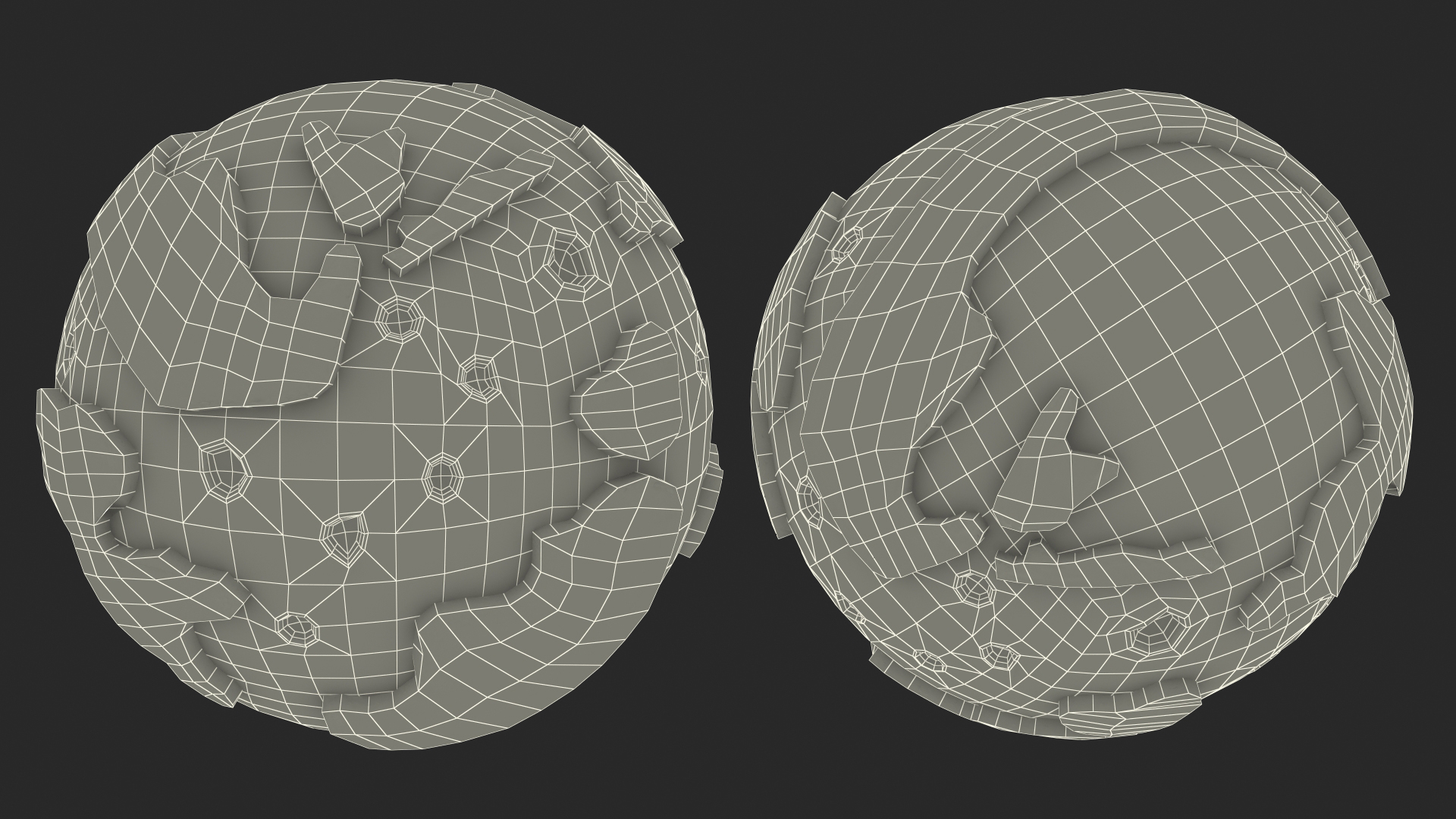 Cartoon Planet Mars 3D model
