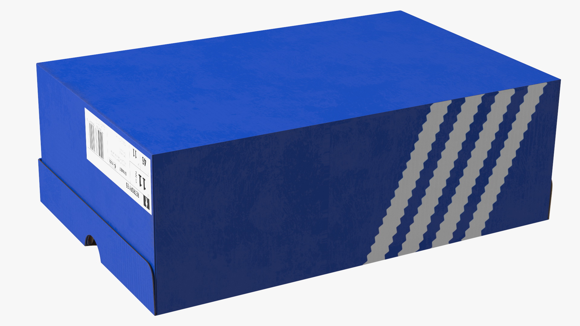 Carton Box for Shoes Closed 3D