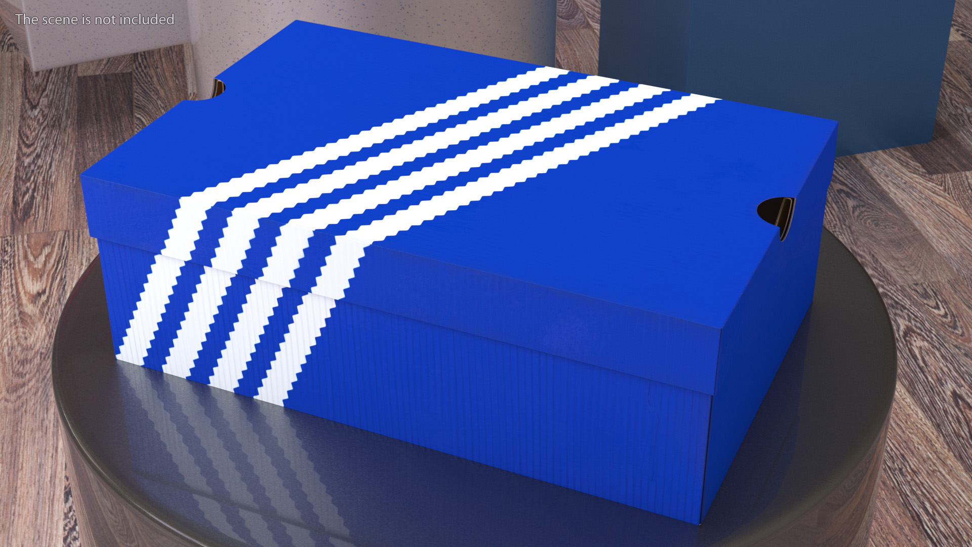 Carton Box for Shoes Closed 3D
