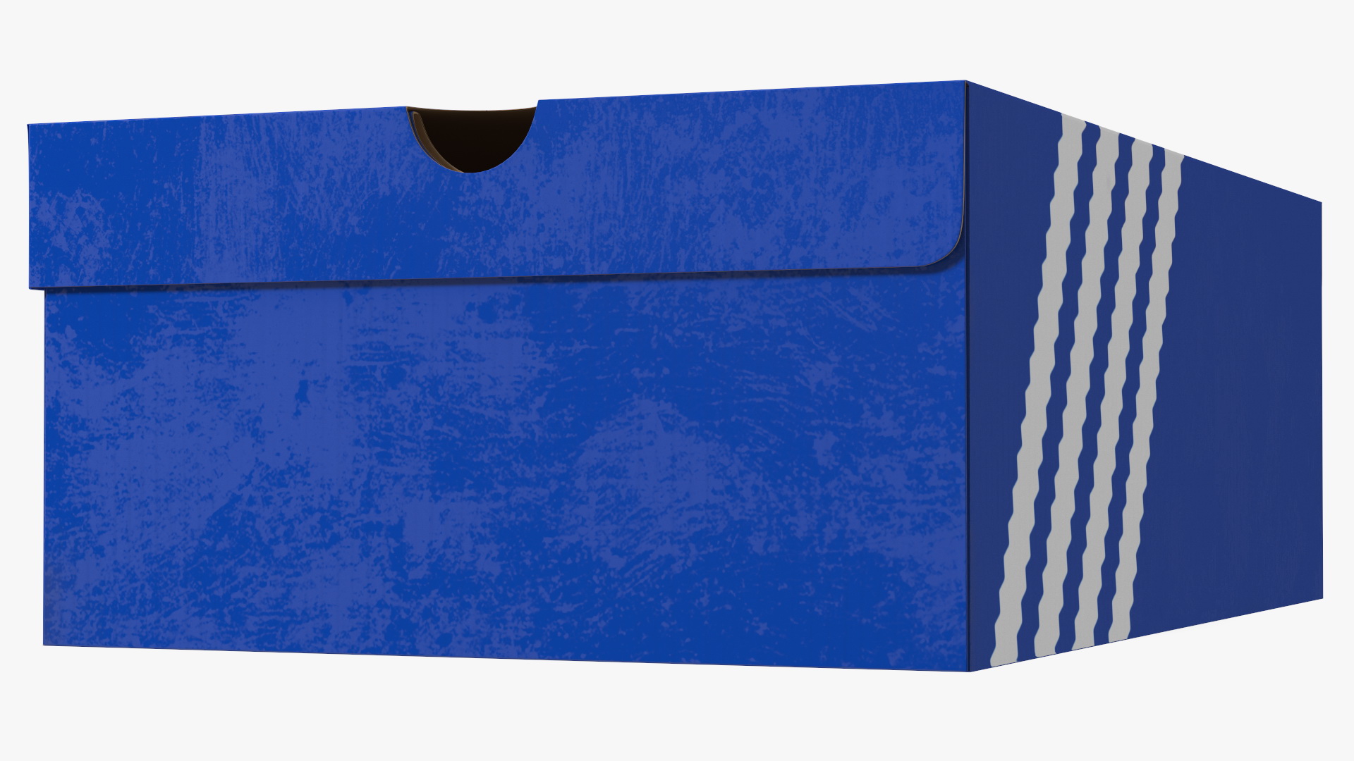 Carton Box for Shoes Closed 3D
