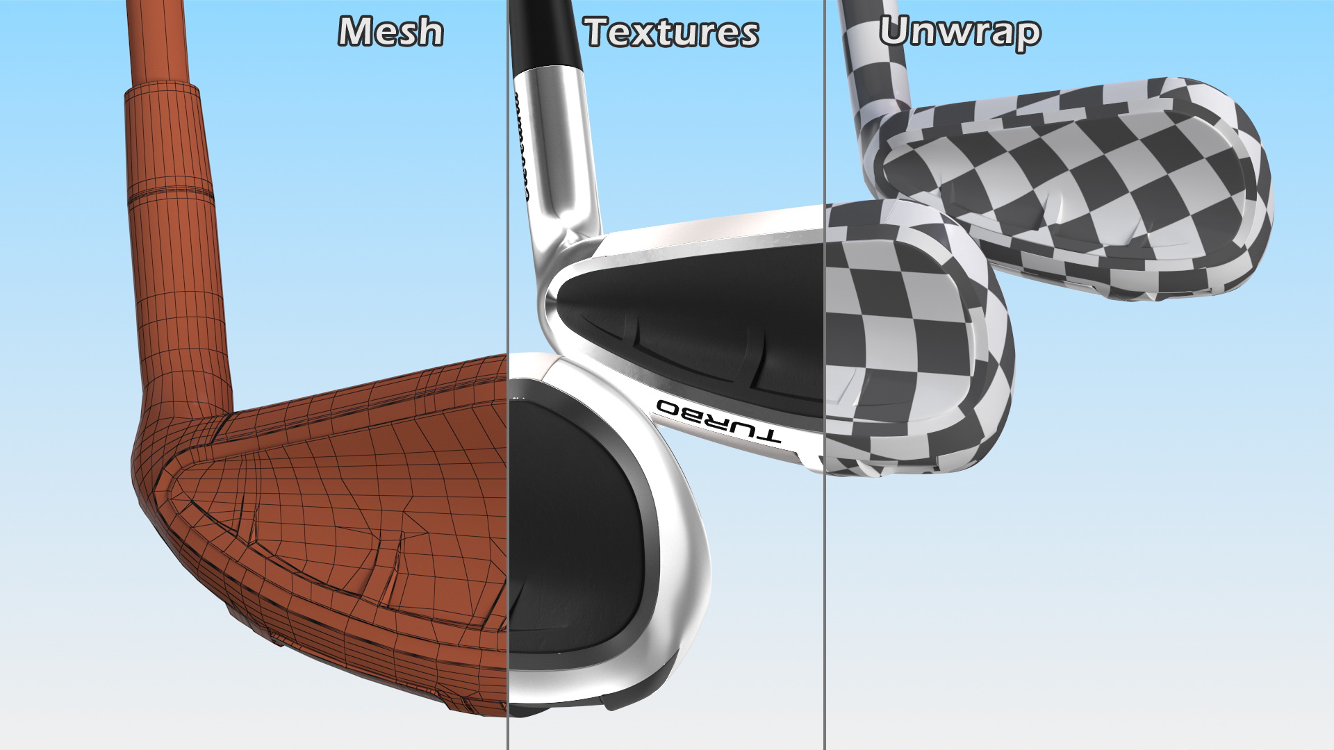 Cleveland Launcher HB Turbo Wedge Irons 3D model