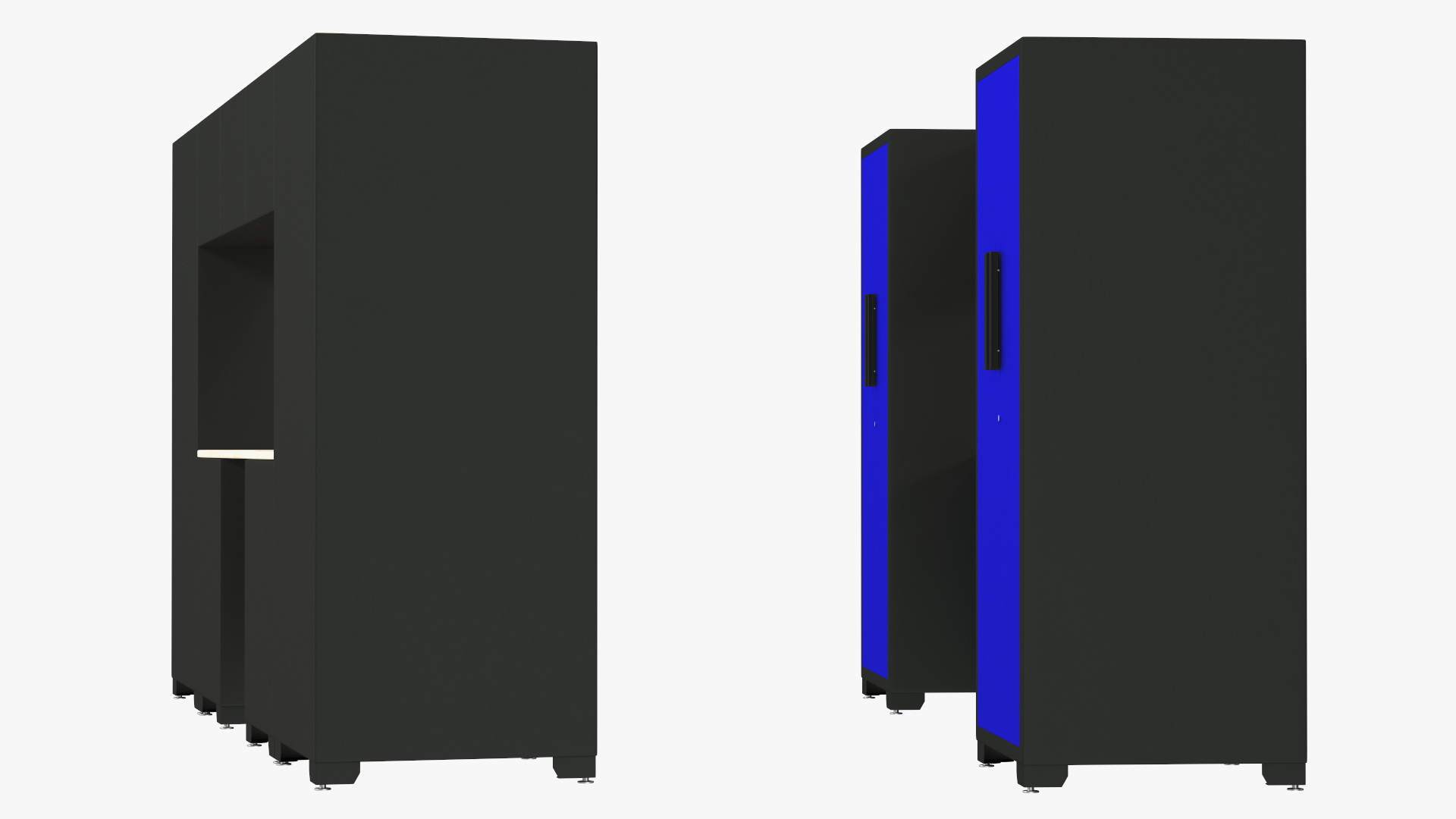 Garage Cabinet Blue 3D model