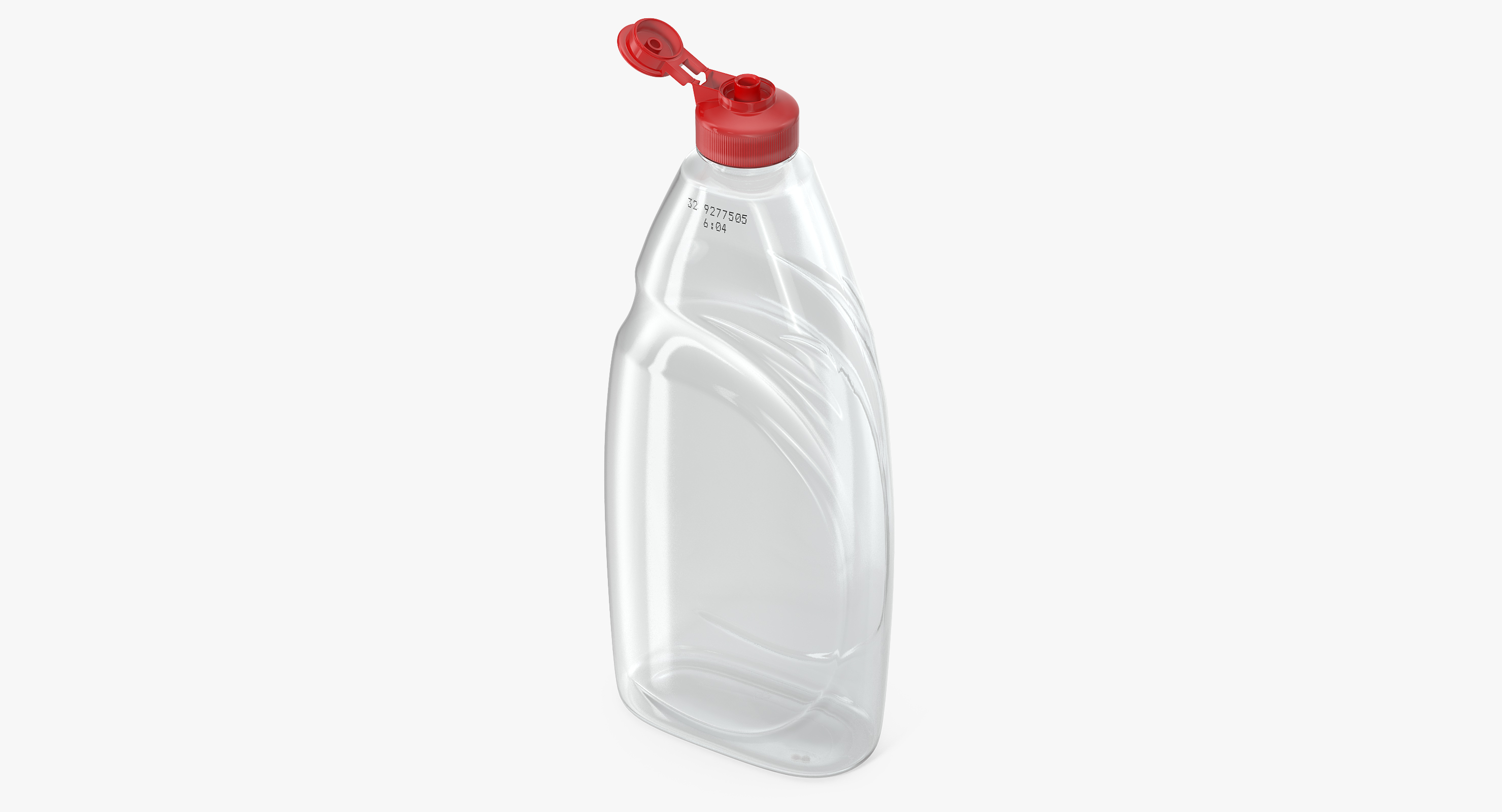Empty Dishwashing Bottle 3D model