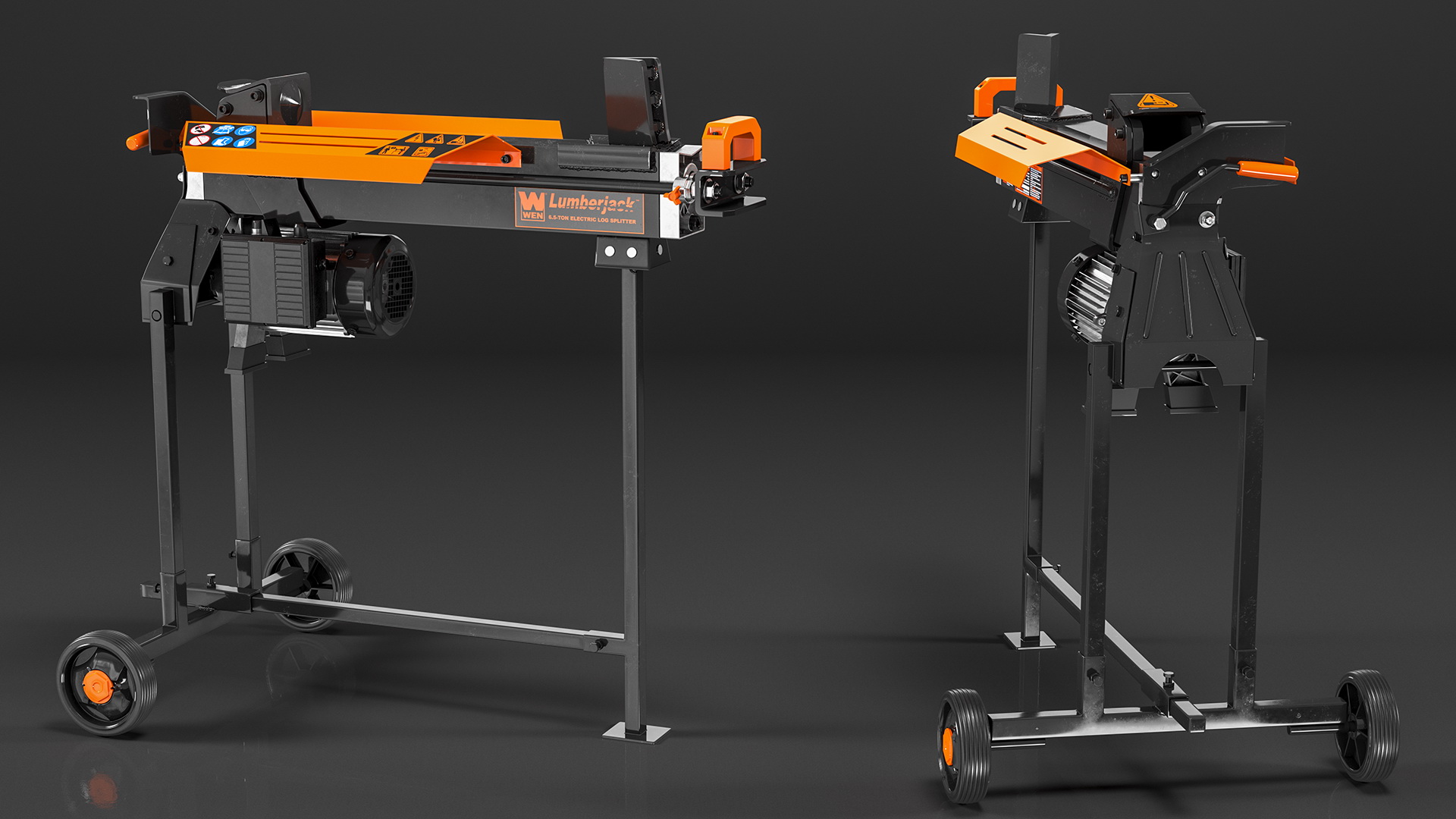 WEN 56207 Electric Log Splitter with Stand 3D