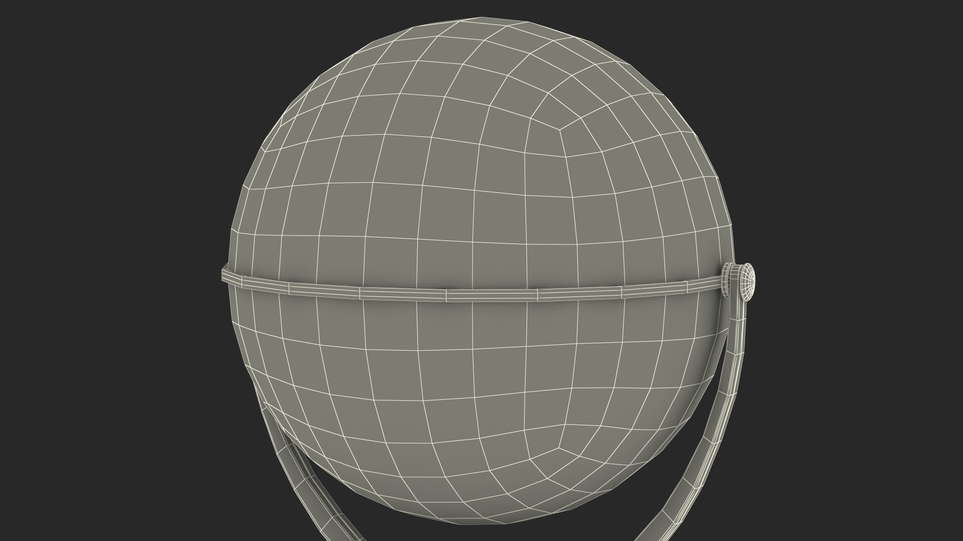 Political World Globe with Stand 3D