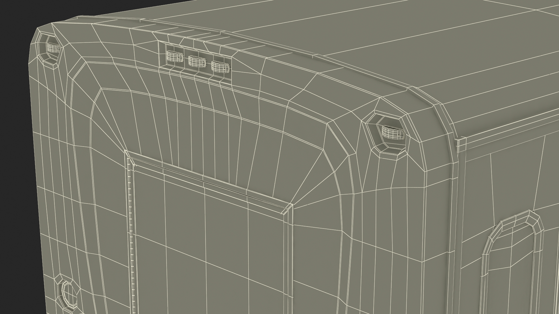Ford Starcraft Executive Shuttle Bus Simple Interior 3D