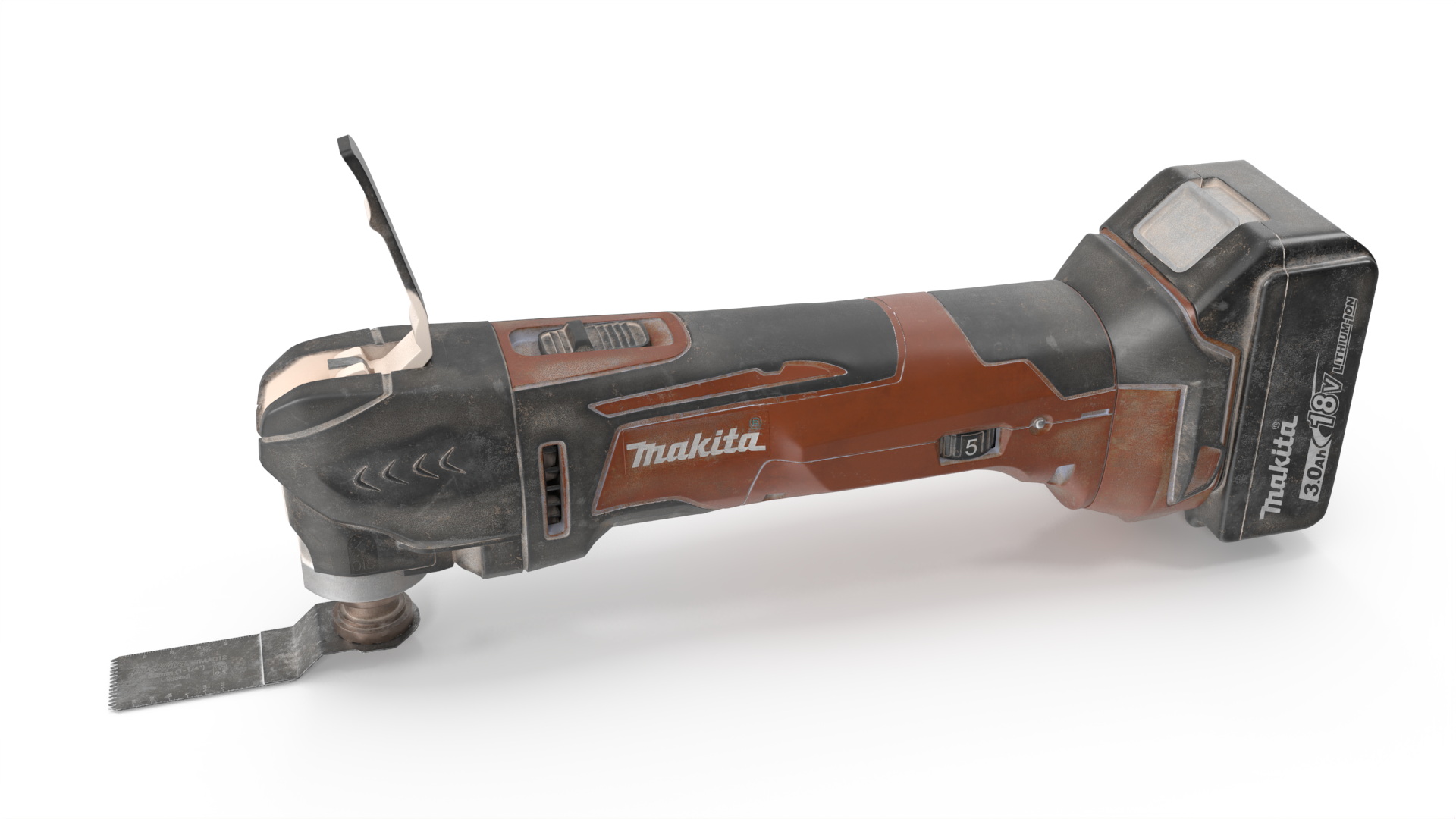3D Makita Oscillating Power Tool Orange Used