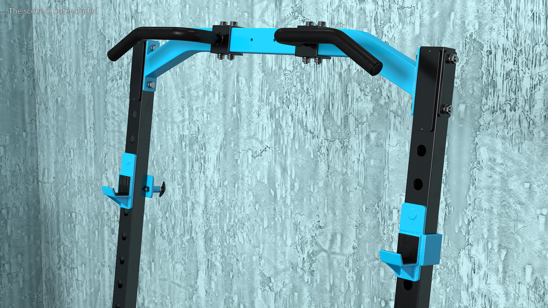 3D Gym Half Rack model