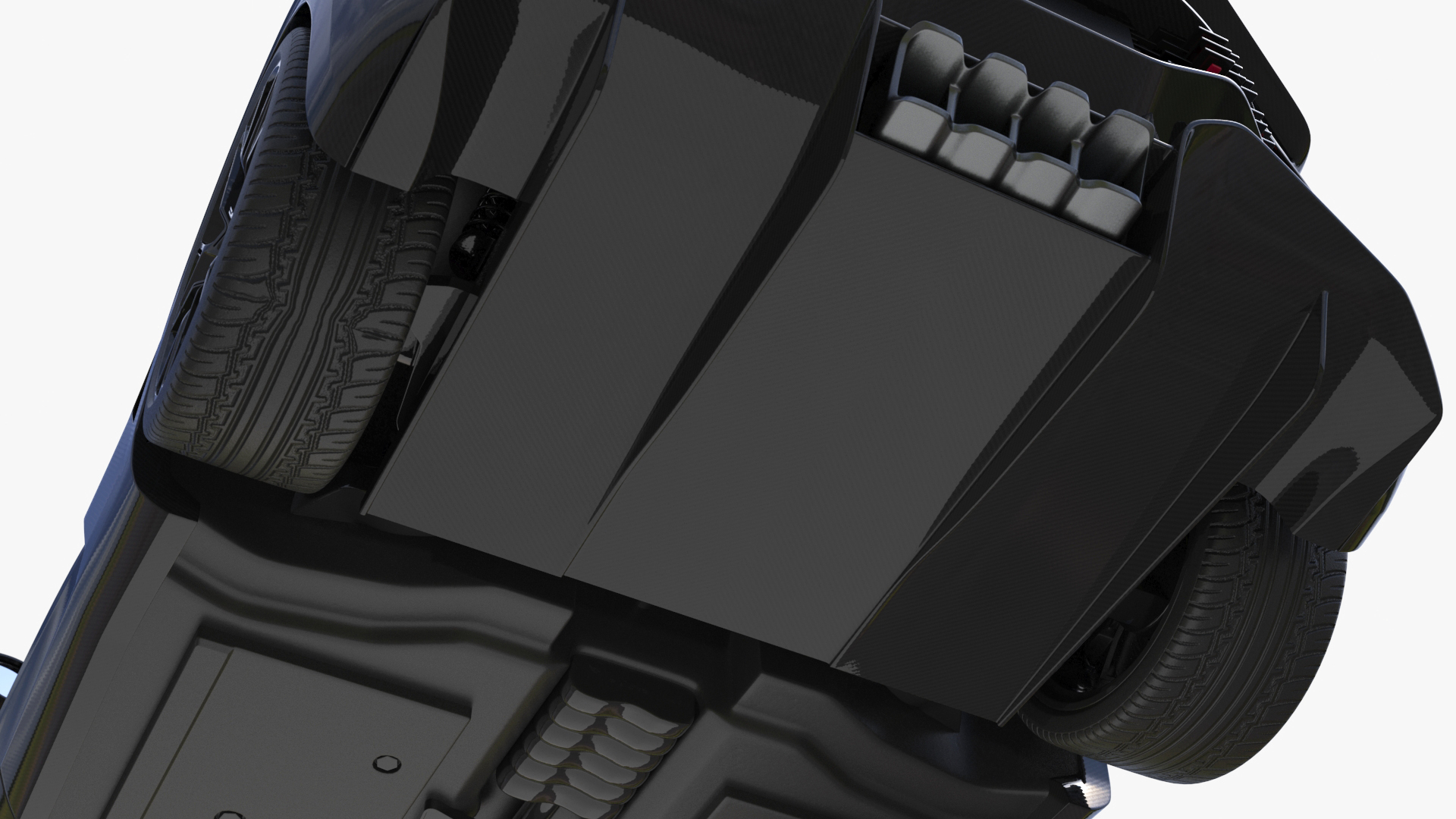 3D Sport Coupe Black Simplified model