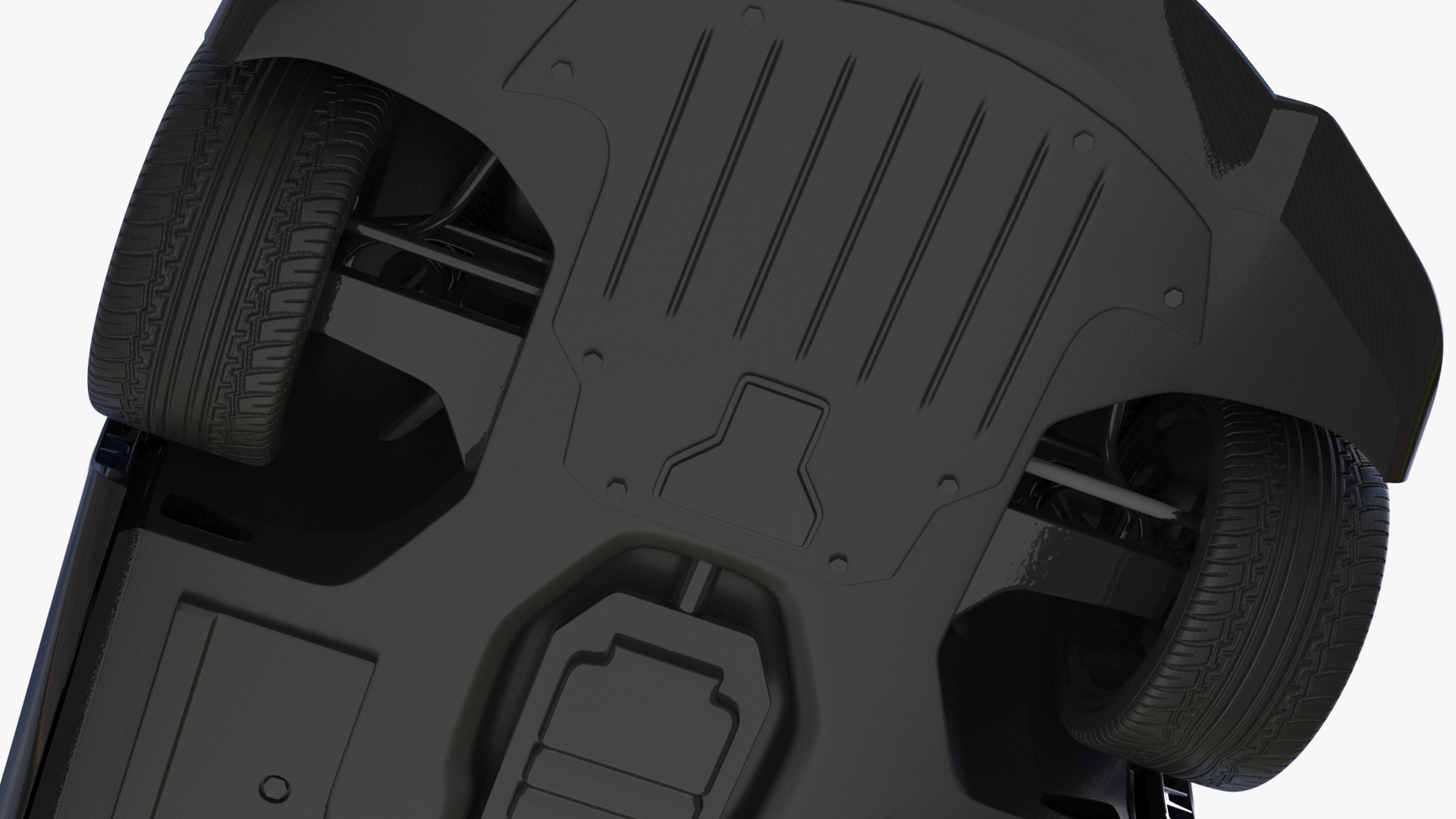 3D Sport Coupe Black Simplified model