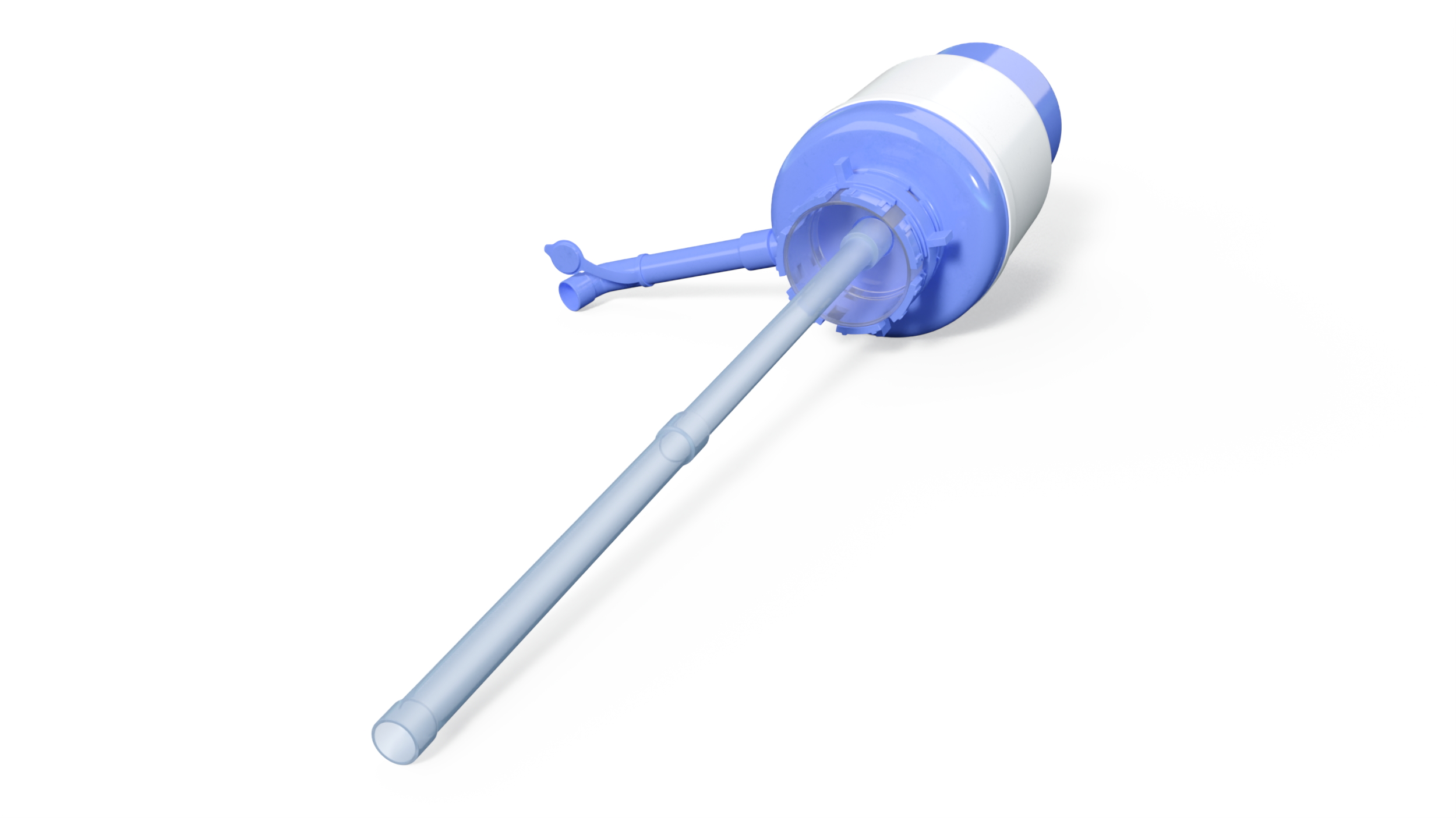 3D Water Pump Beverage Tap Dispenser model