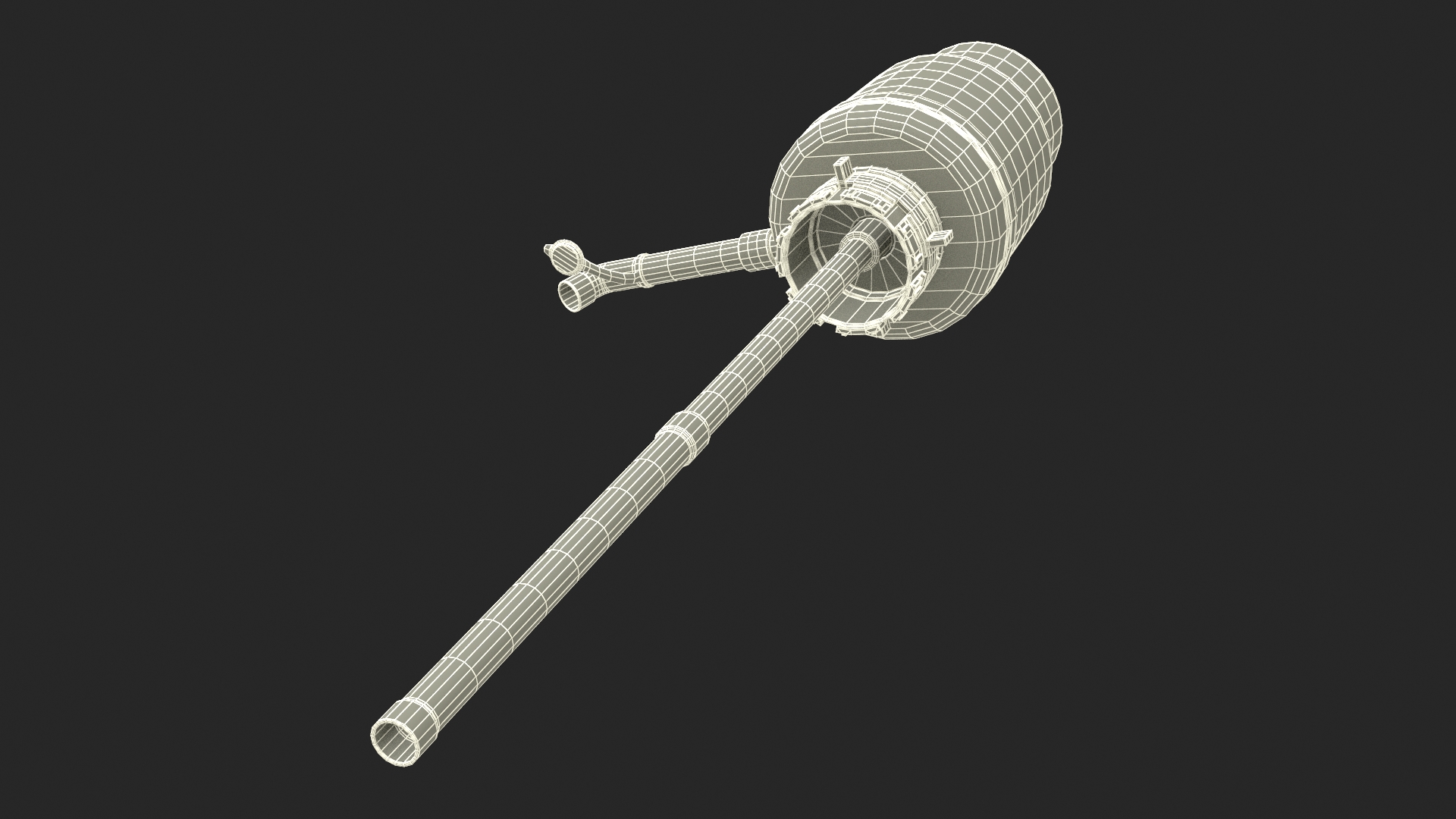 3D Water Pump Beverage Tap Dispenser model