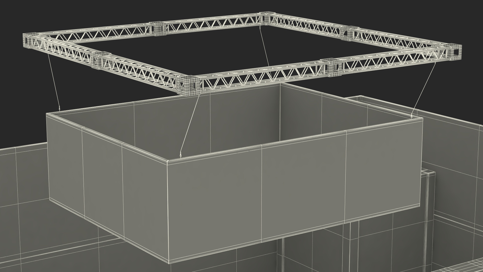 3D Exhibition Stand Blue