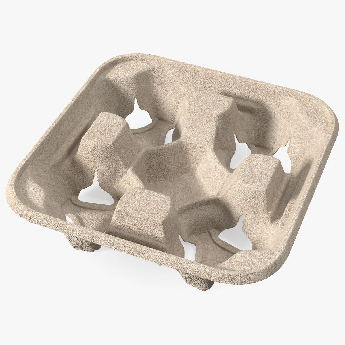 Cardboard Four Cup Holder, view 9