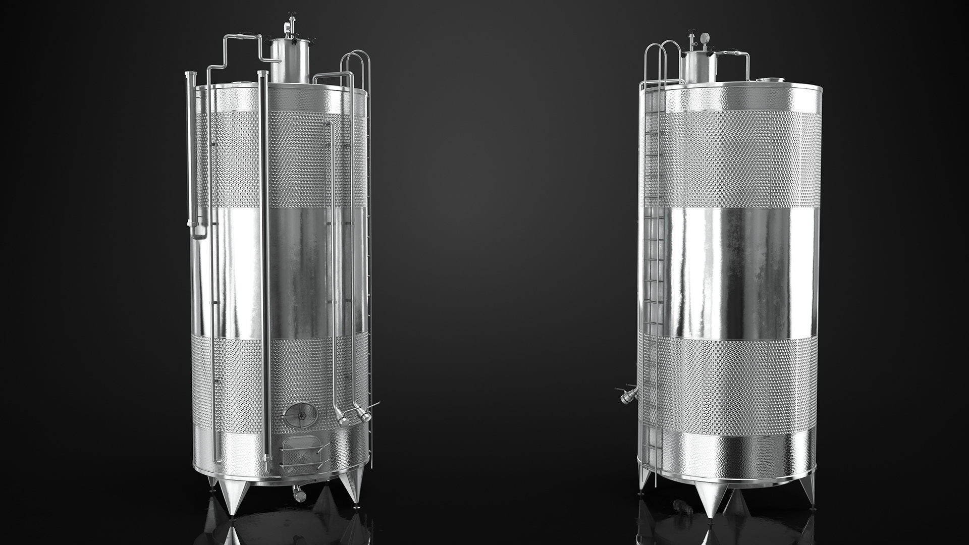 3D model Stainless Steel Wine Tank