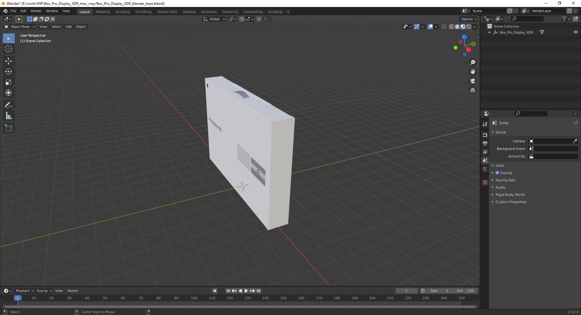 Box Pro Display XDR 3D model