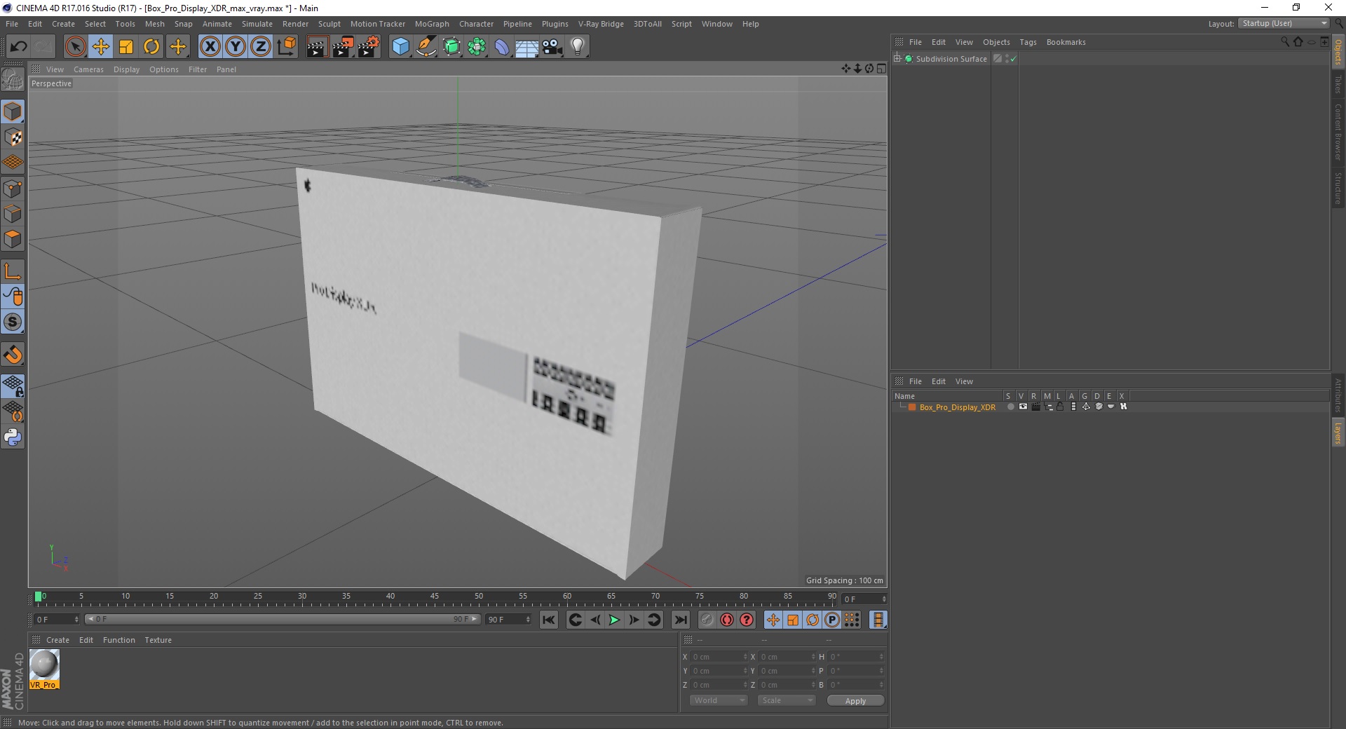 Box Pro Display XDR 3D model