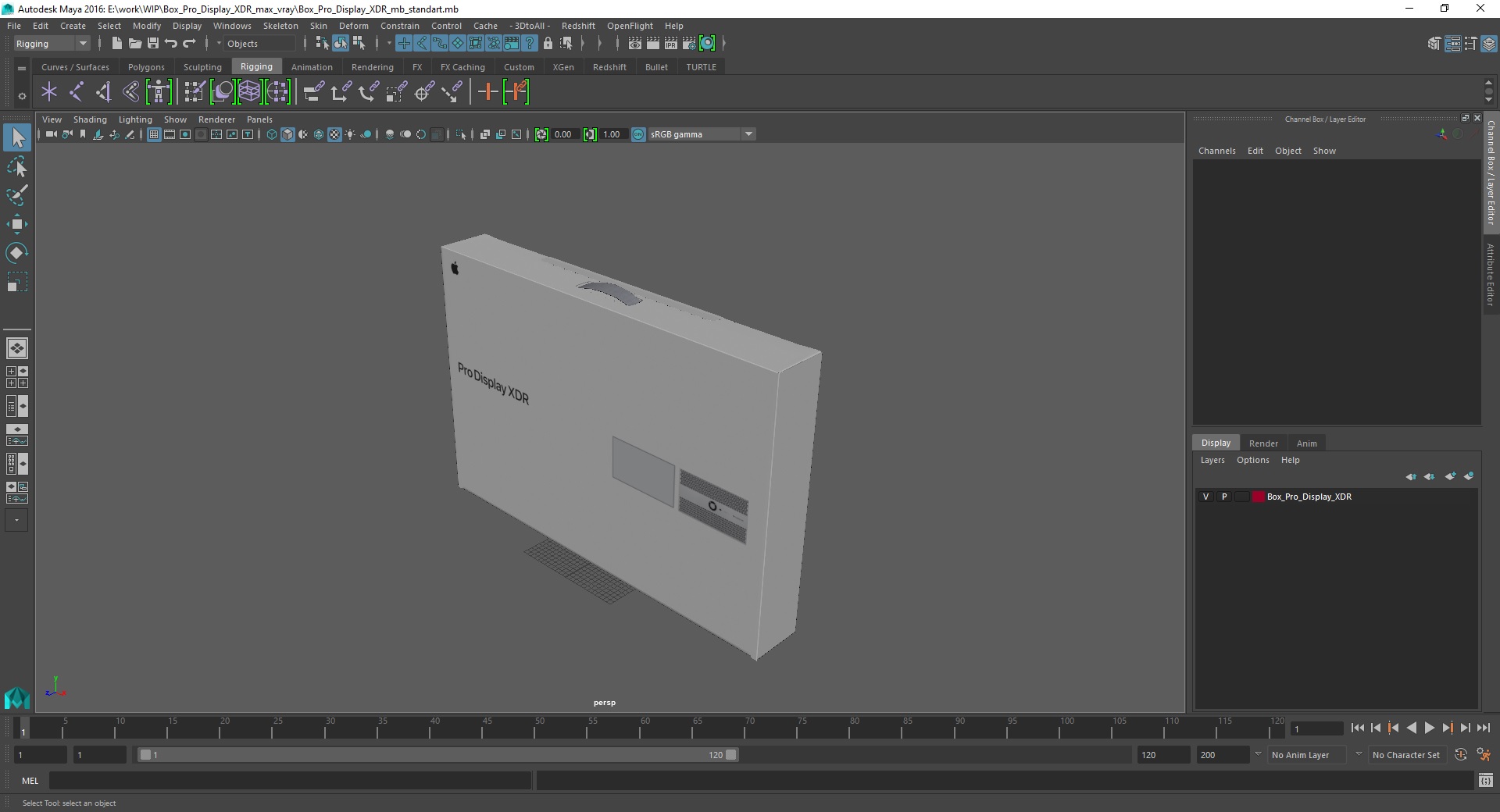 Box Pro Display XDR 3D model
