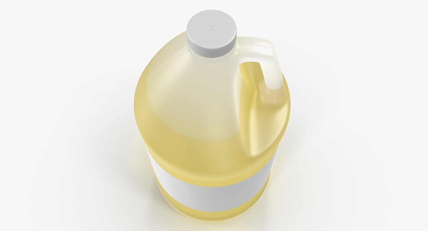 Orange Juice Plastic Container Jug 3D model