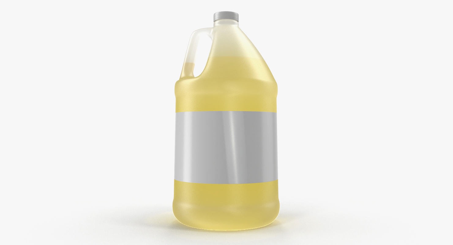 Orange Juice Plastic Container Jug 3D model
