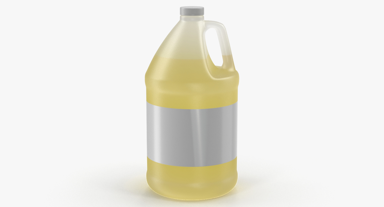 Orange Juice Plastic Container Jug 3D model