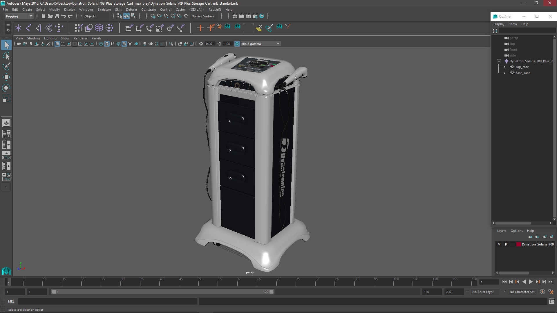 3D Dynatron Solaris 709 Plus Storage Cart model