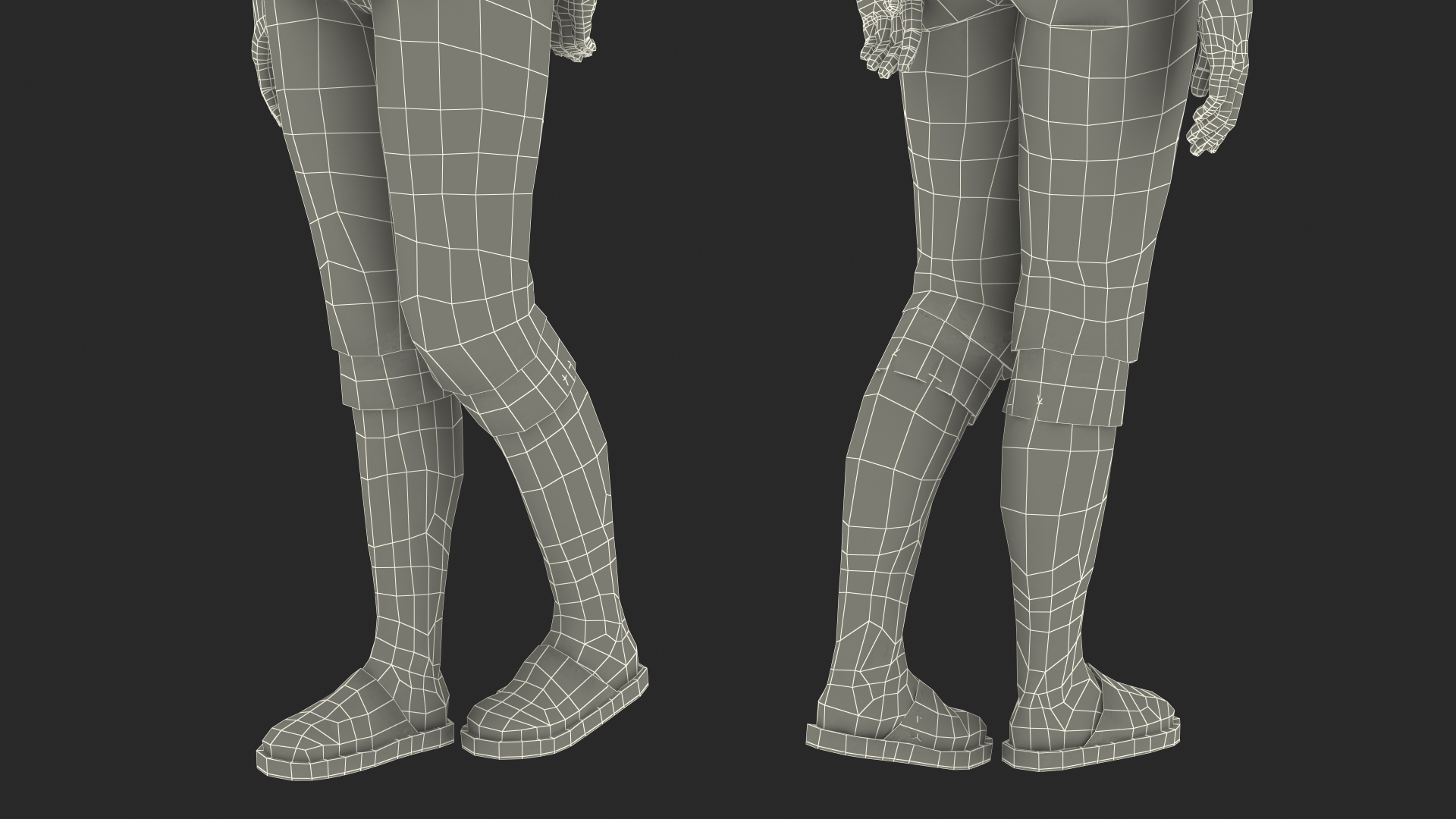 Black Child Girl Home Style 3D