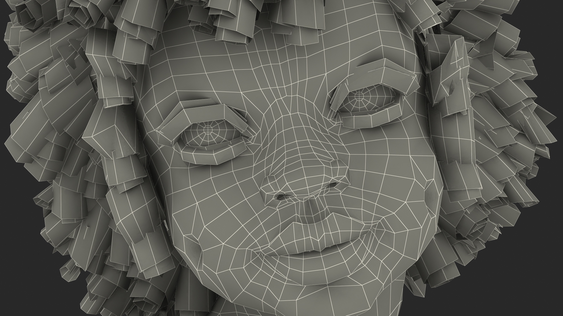 Black Child Girl Home Style 3D