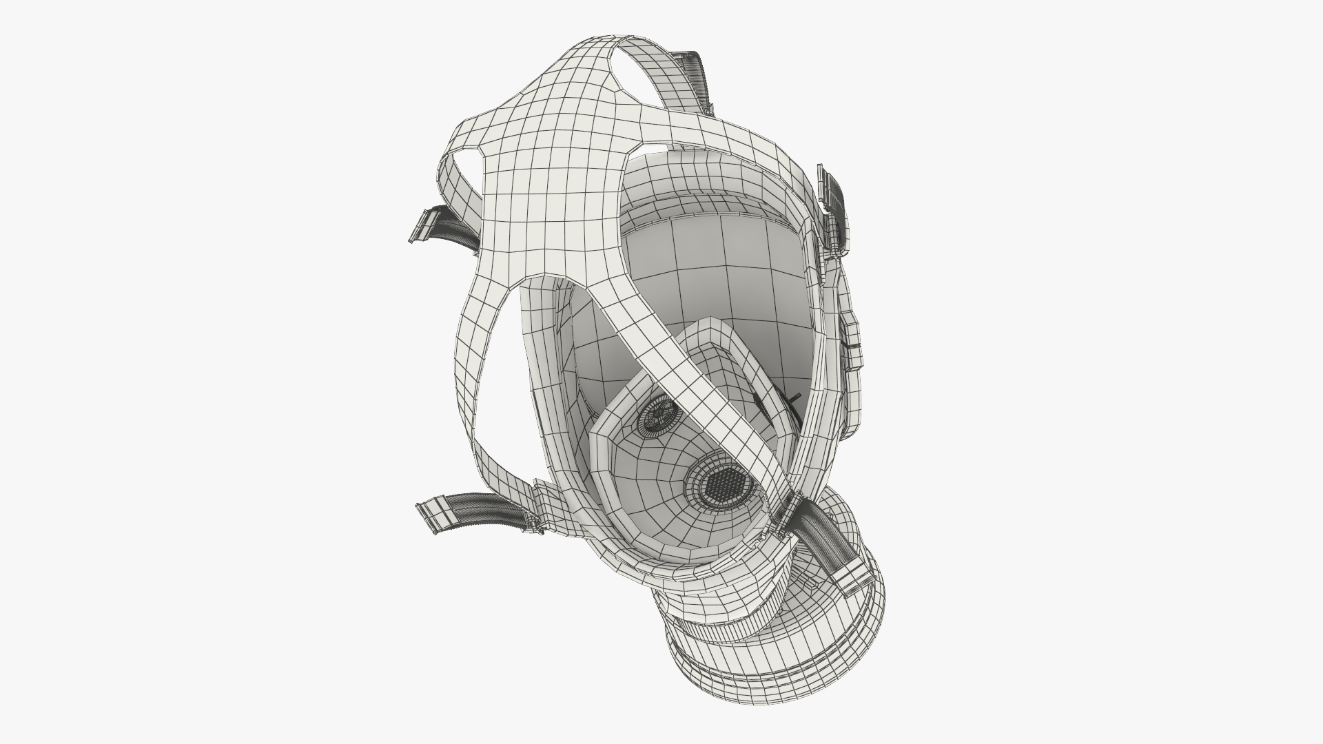 MF 14 Full Face Gas Mask Black - view 9