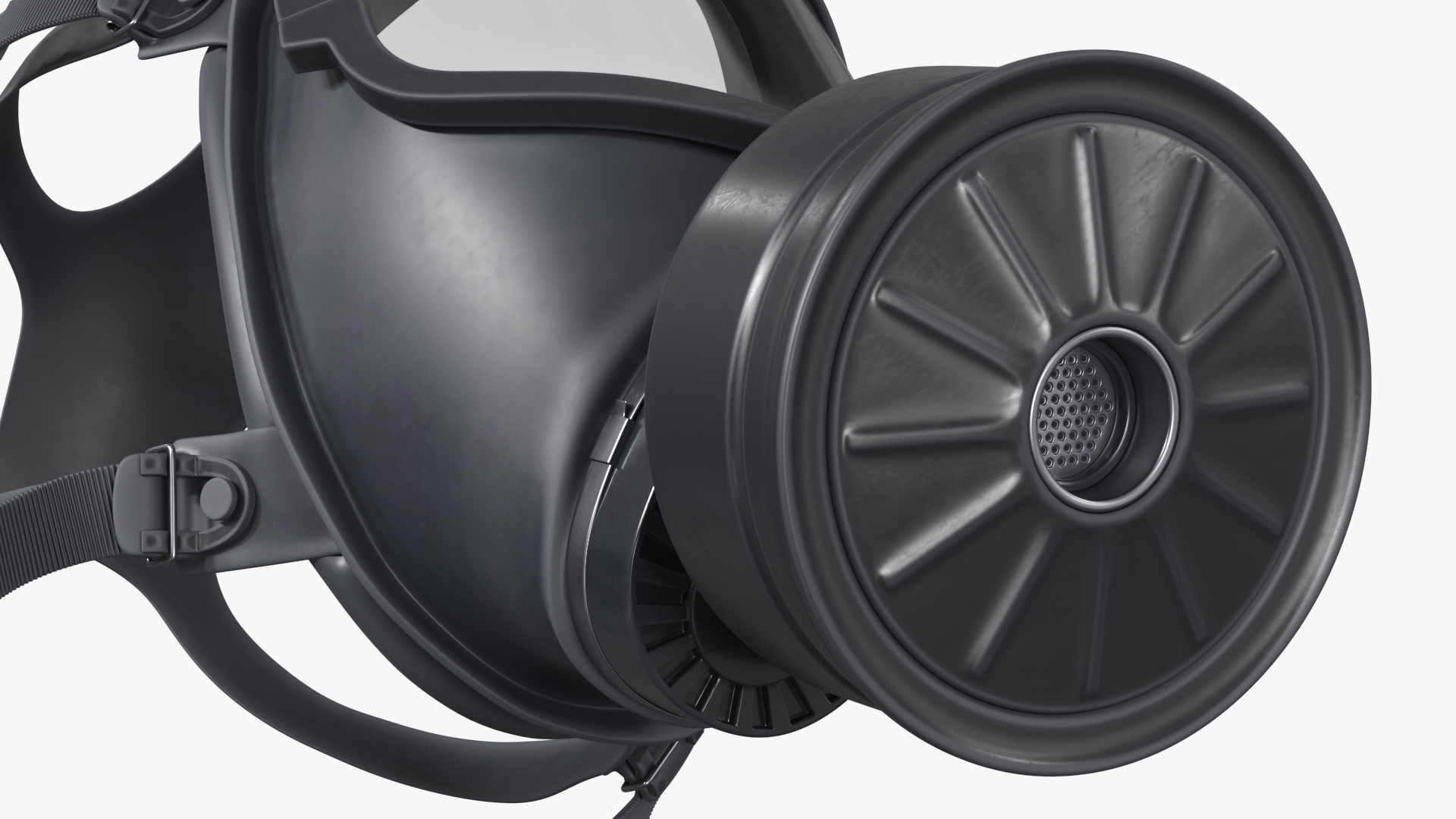 MF 14 Full Face Gas Mask Black - view 5