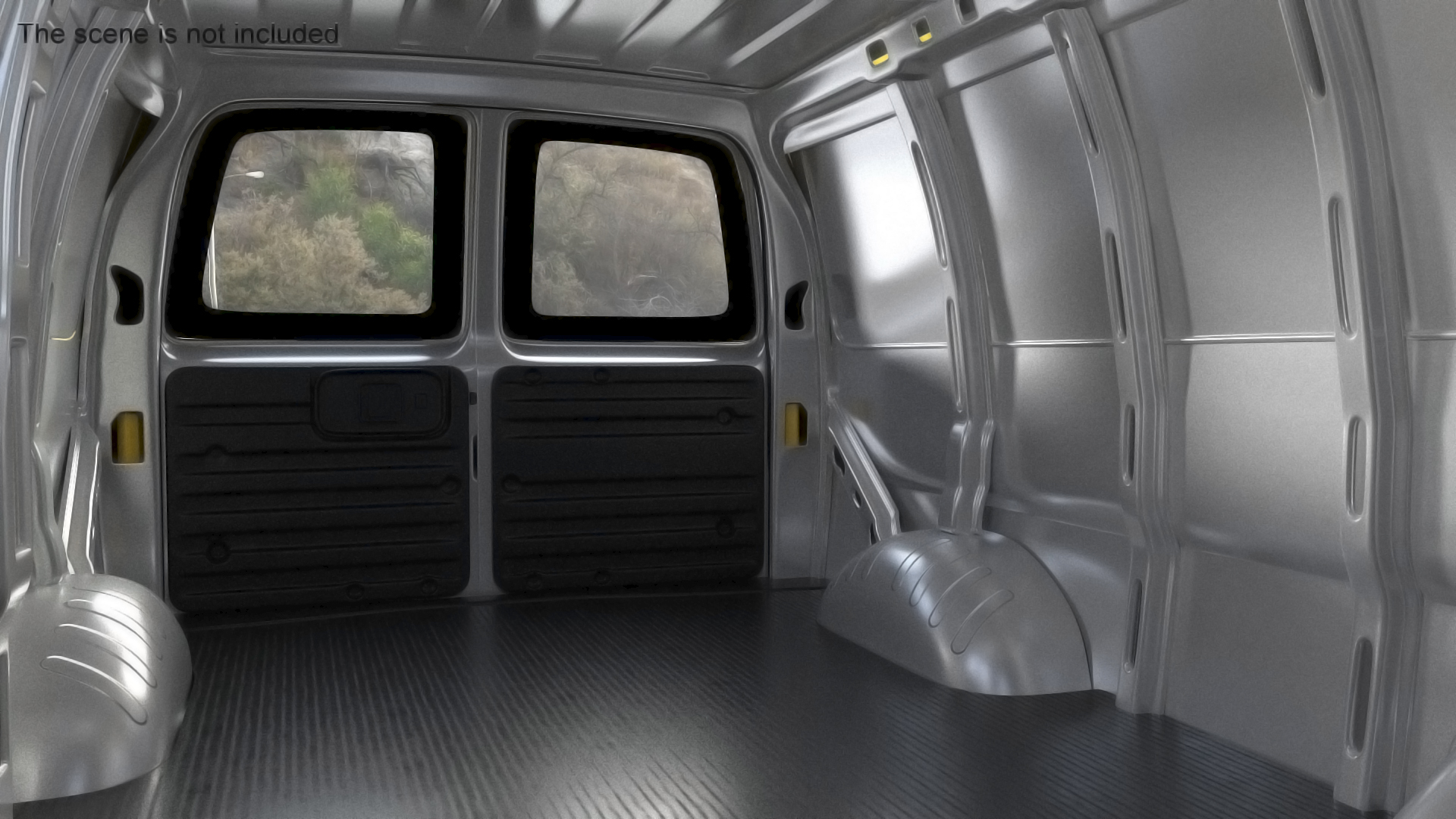 3D GMC Savana Follow Me Airport Vehicle