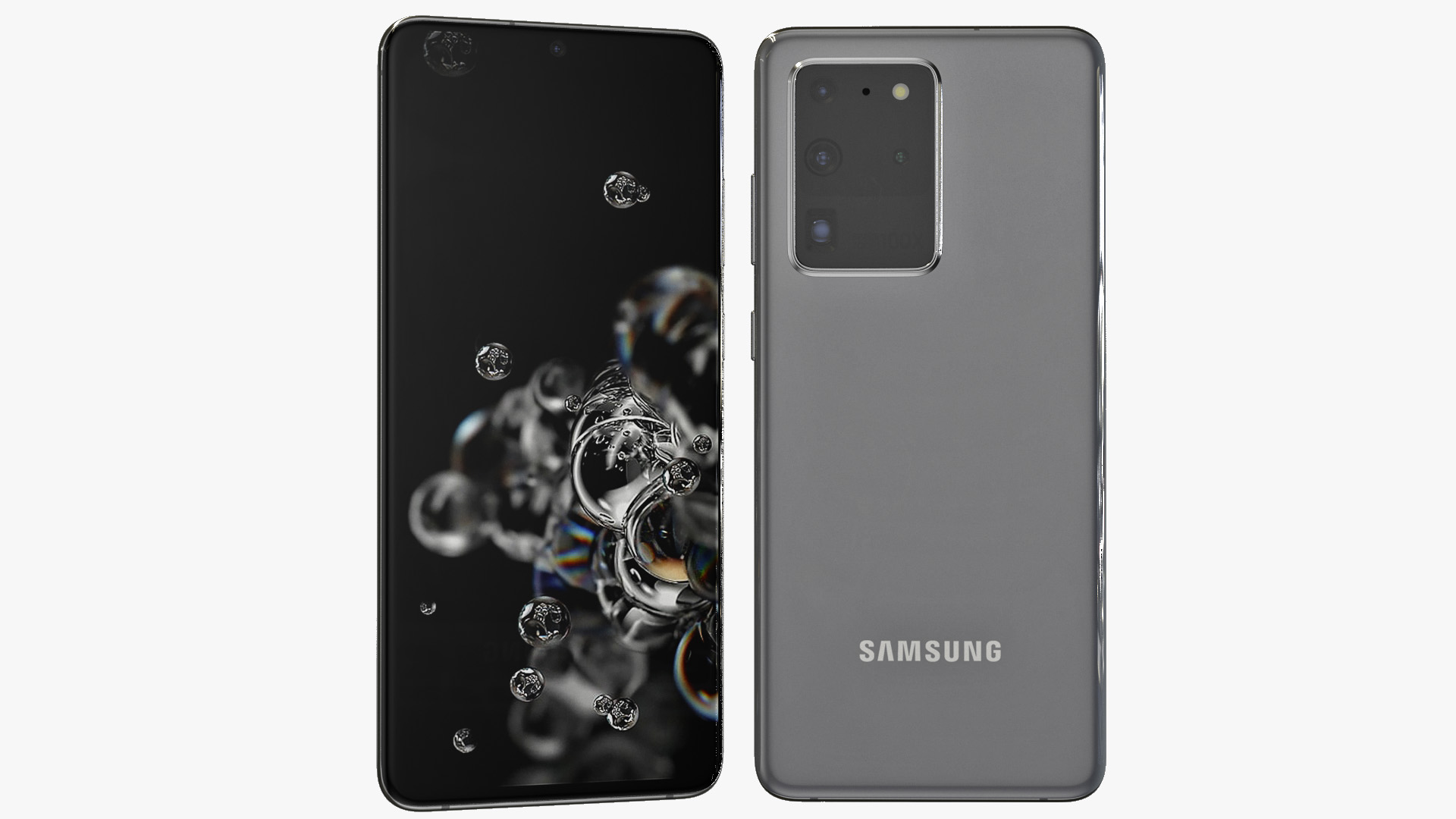 Samsung Galaxy S20 Ultra Grey 3D model