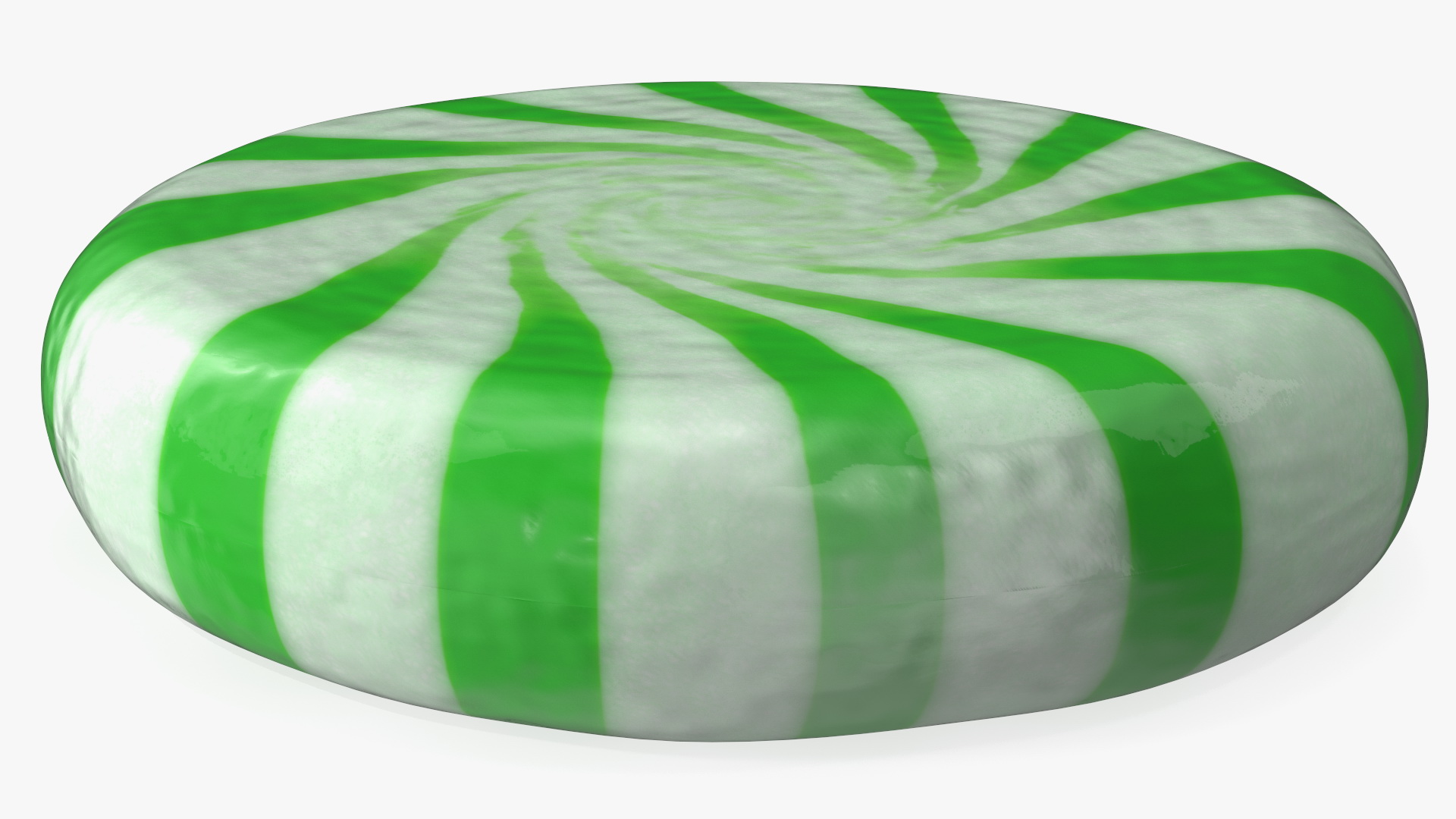 Green Round Candy 3D
