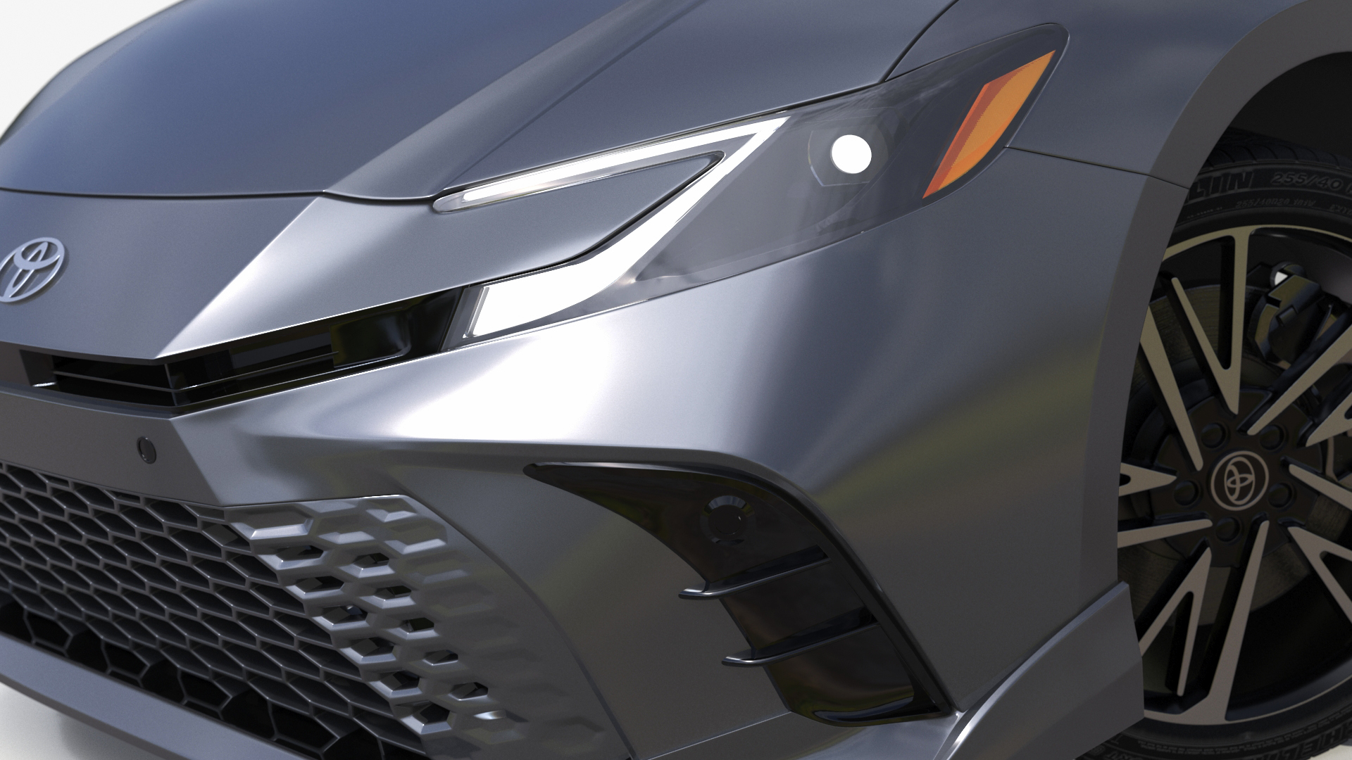 3D model 2025 Toyota Camry Silver Metallic Rigged
