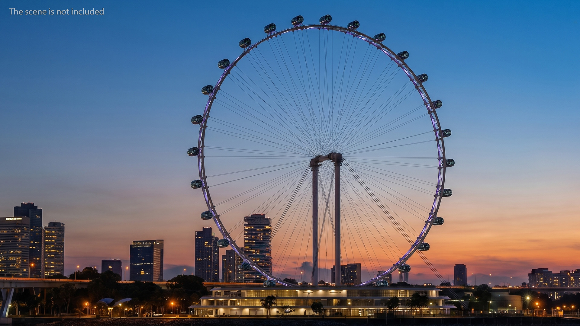 Singapore Flyer with Interior - view 2