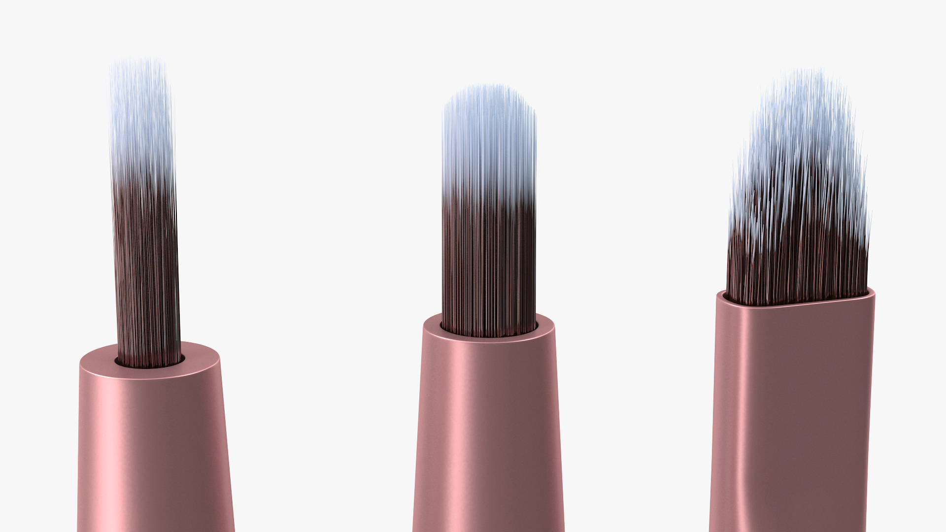 3D Precise Angled and Eyeliner Brush Set Fur