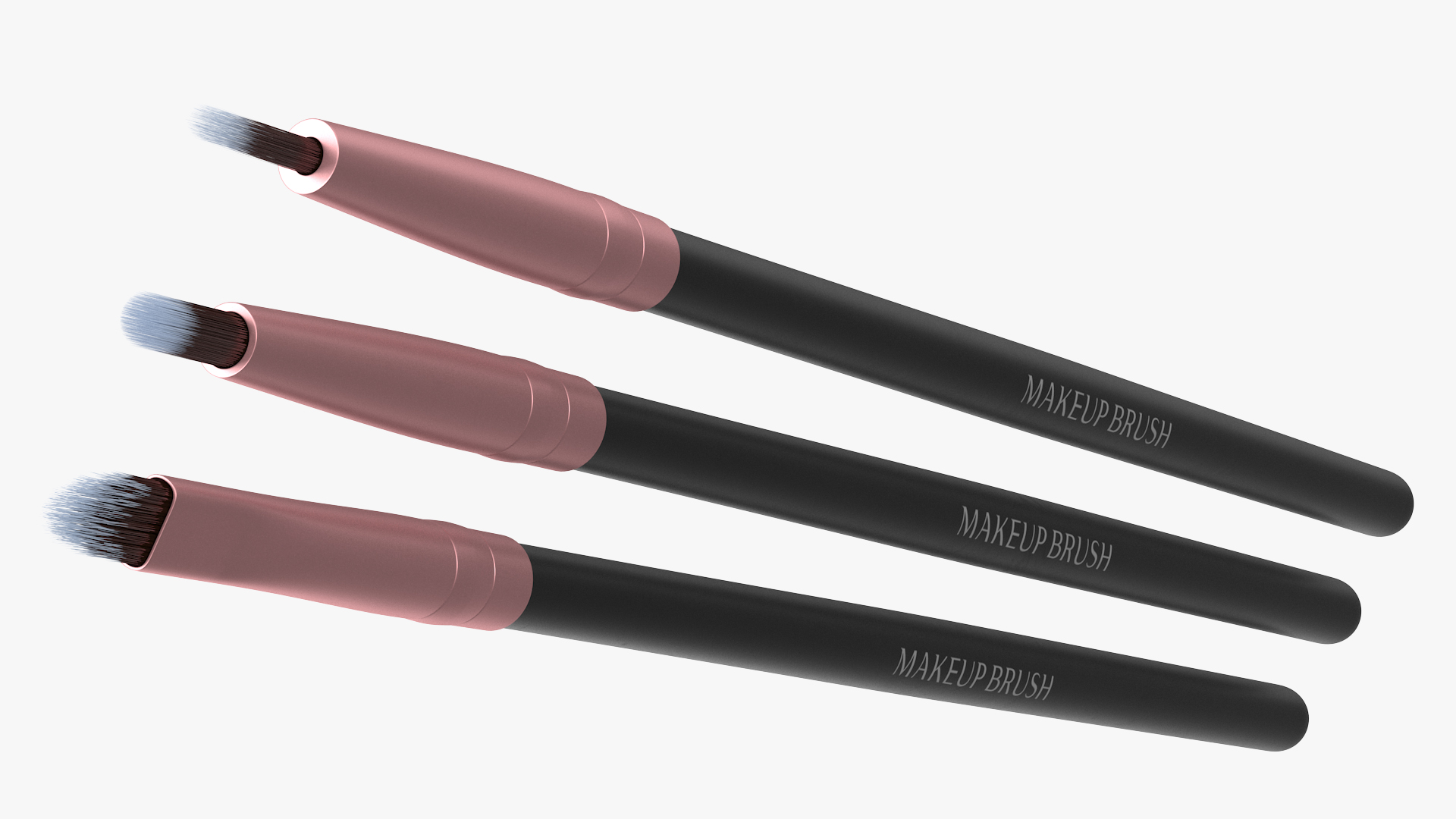 3D Precise Angled and Eyeliner Brush Set Fur