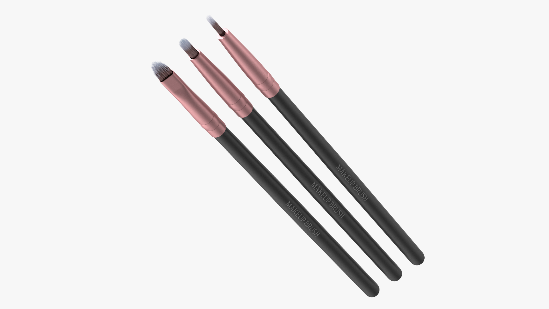 3D Precise Angled and Eyeliner Brush Set Fur