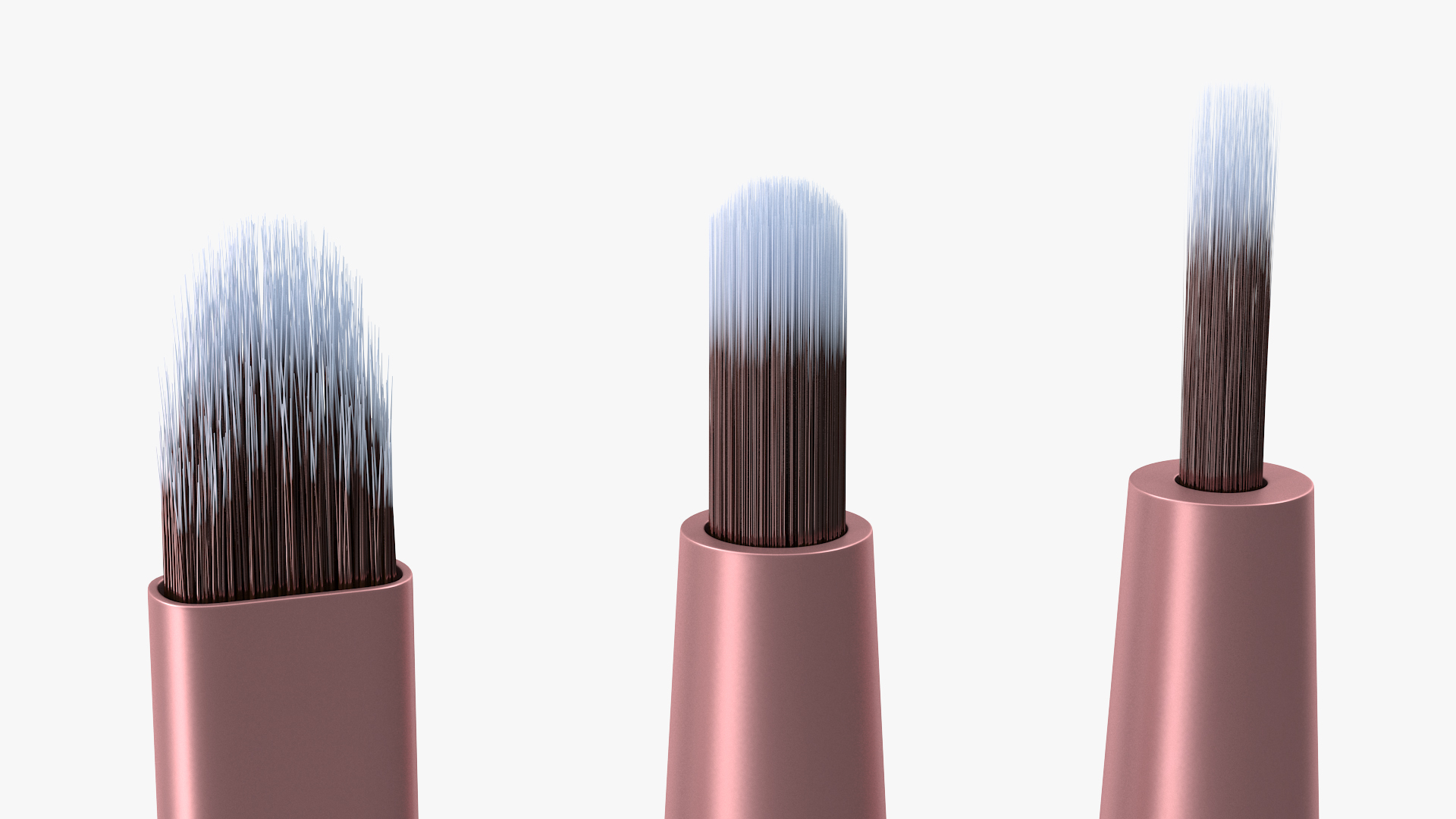 3D Precise Angled and Eyeliner Brush Set Fur